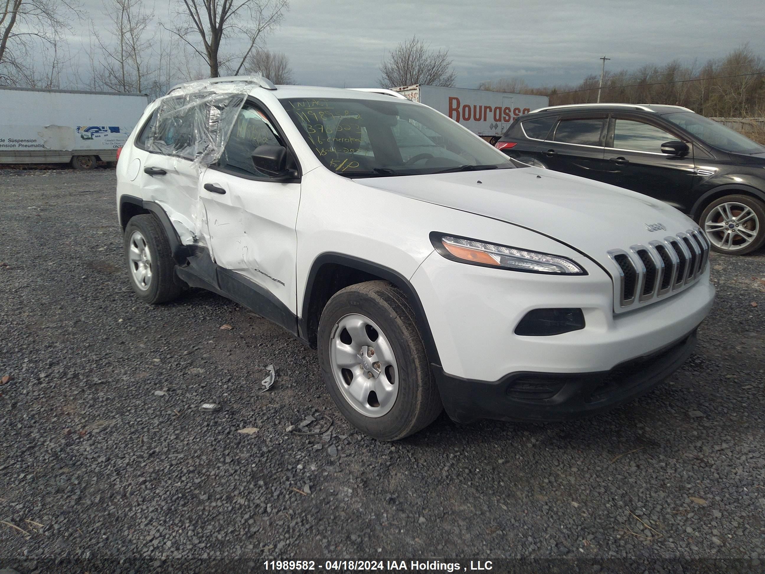 JEEP CHEROKEE 2016 1c4pjmas8gw378223