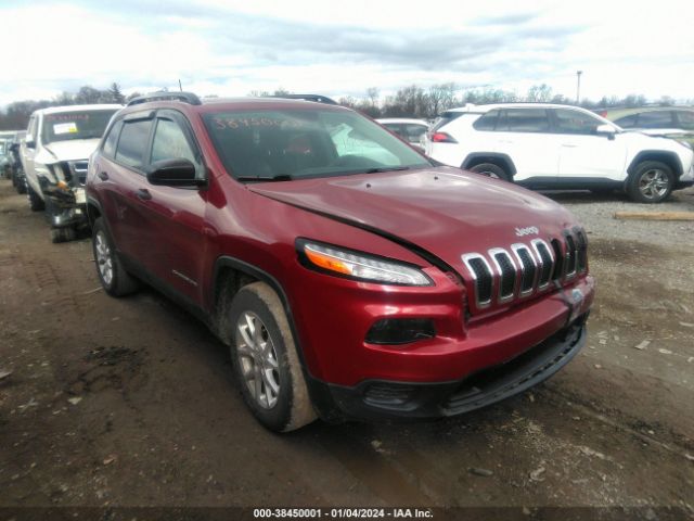 JEEP CHEROKEE 2016 1c4pjmas9gw209294