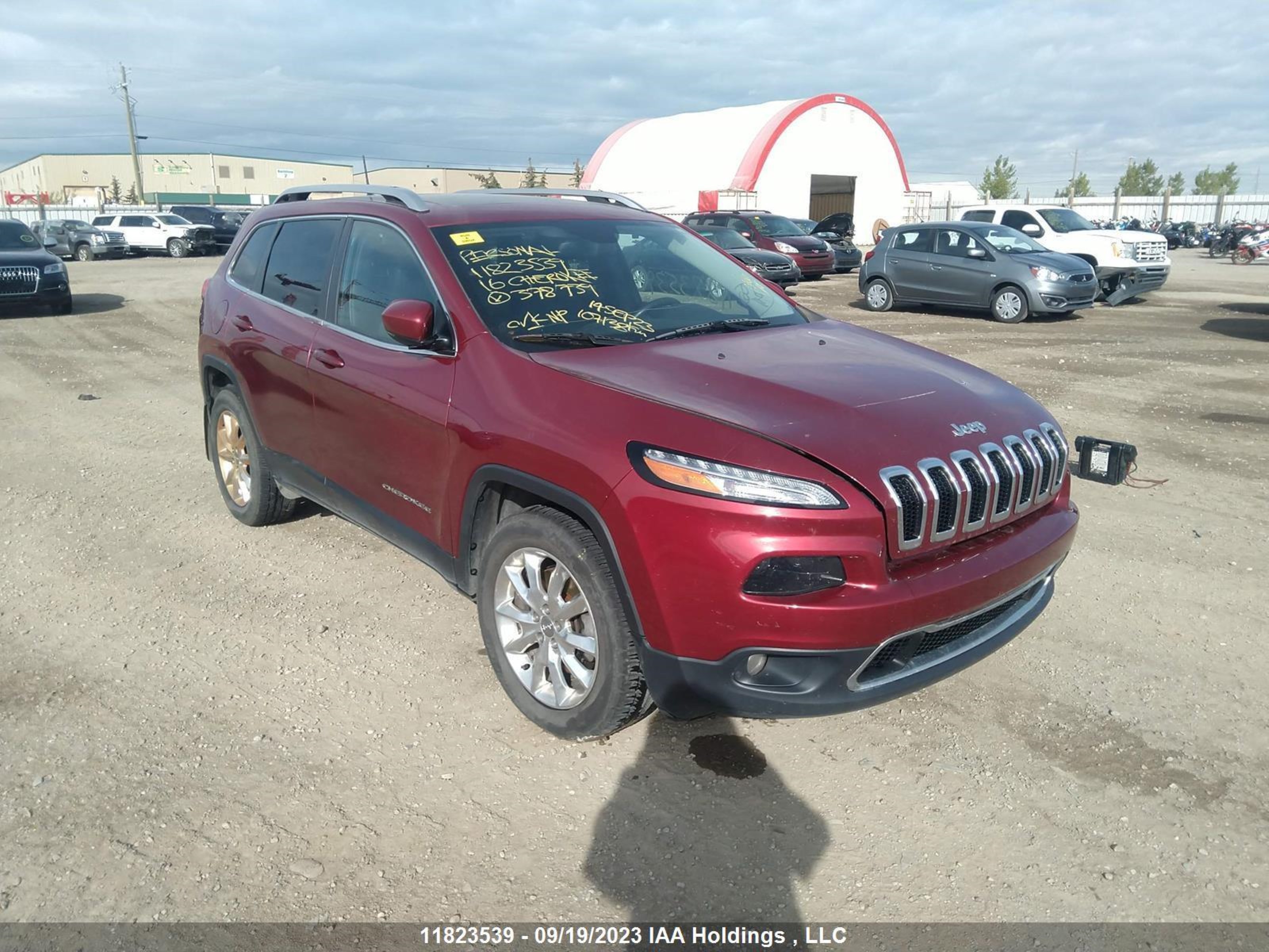 JEEP CHEROKEE 2016 1c4pjmds5gw378739