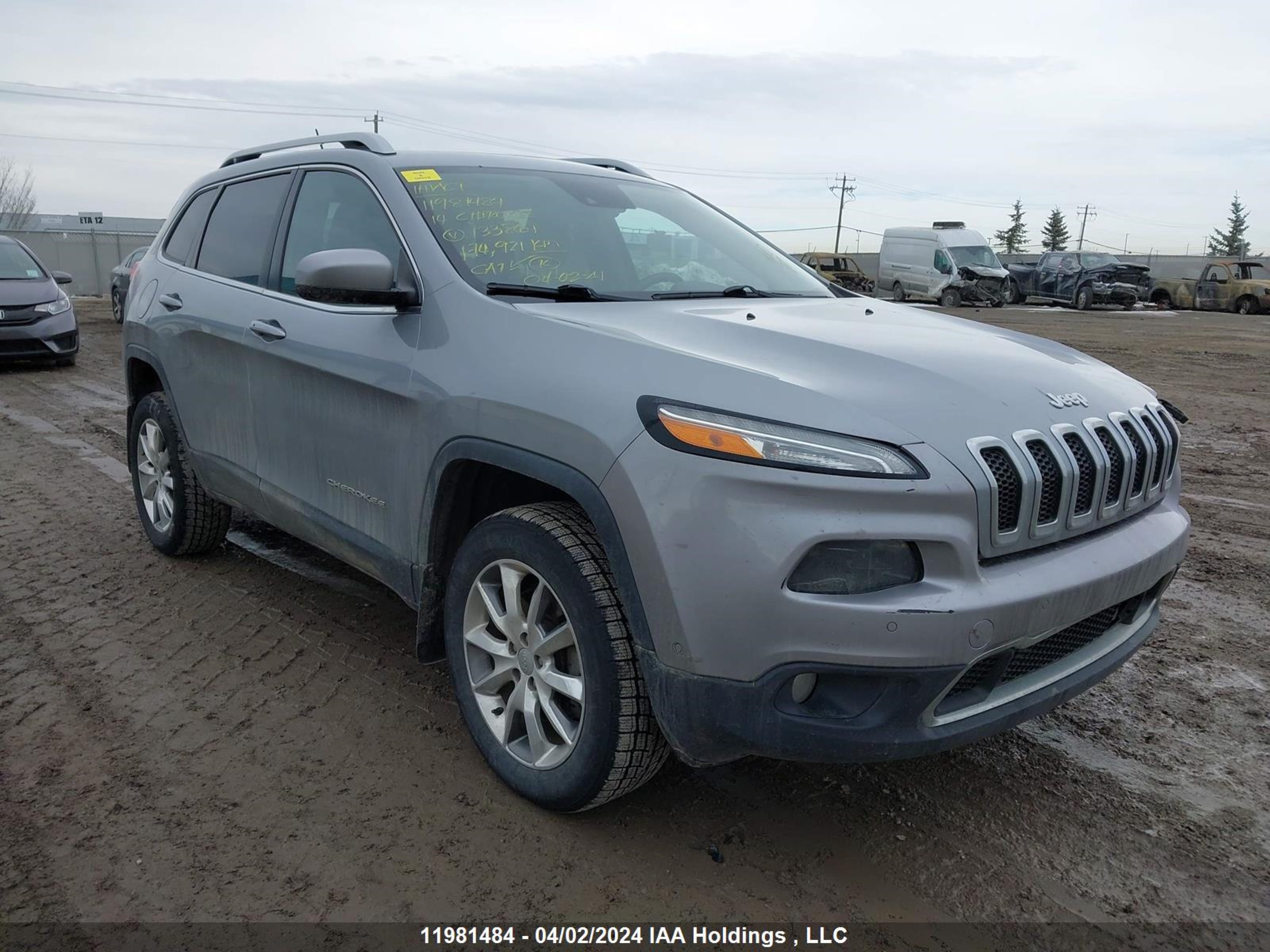 JEEP CHEROKEE 2014 1c4pjmds9ew133861