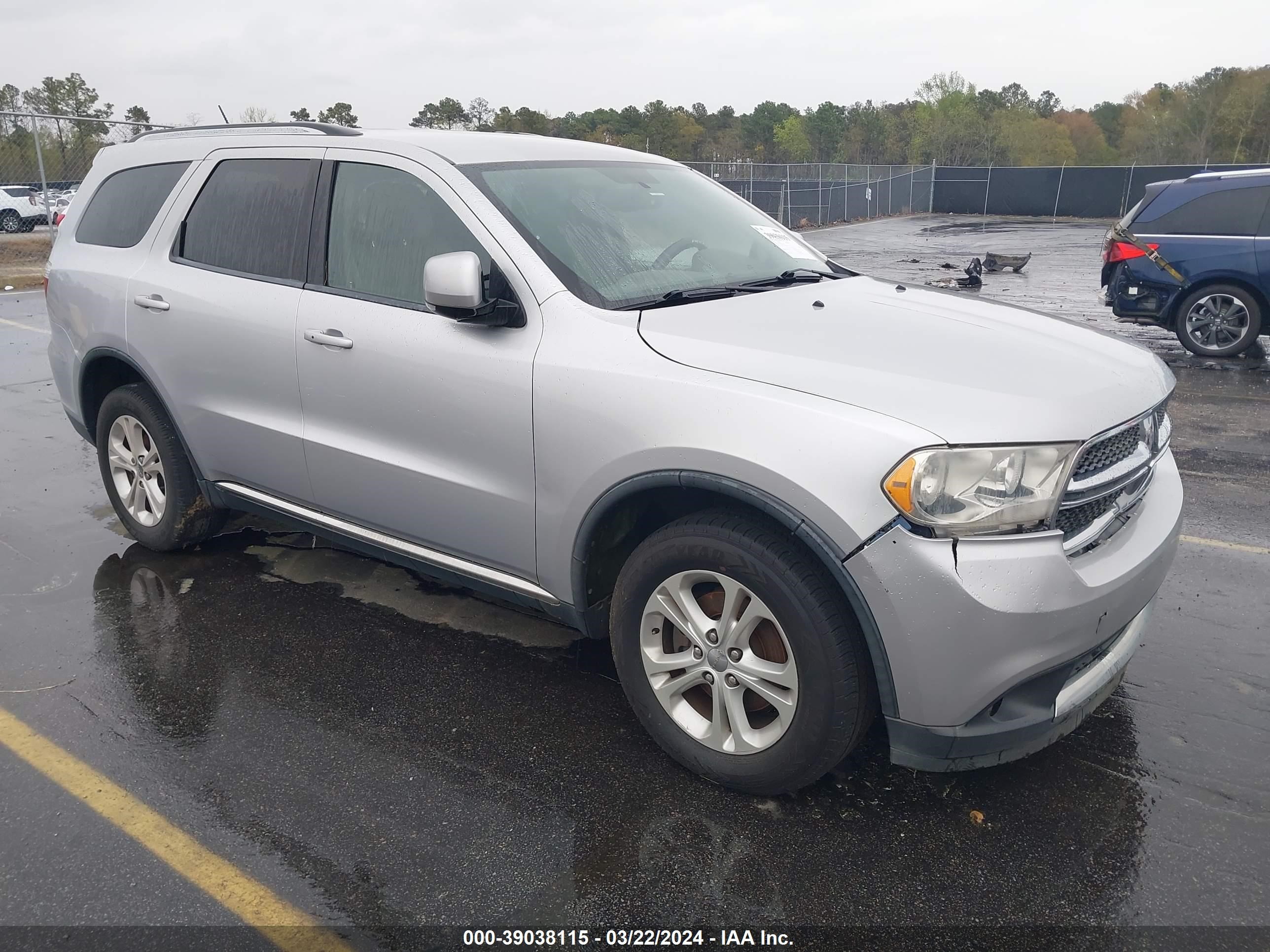 DODGE DURANGO 2012 1c4rdhdg7cc275529