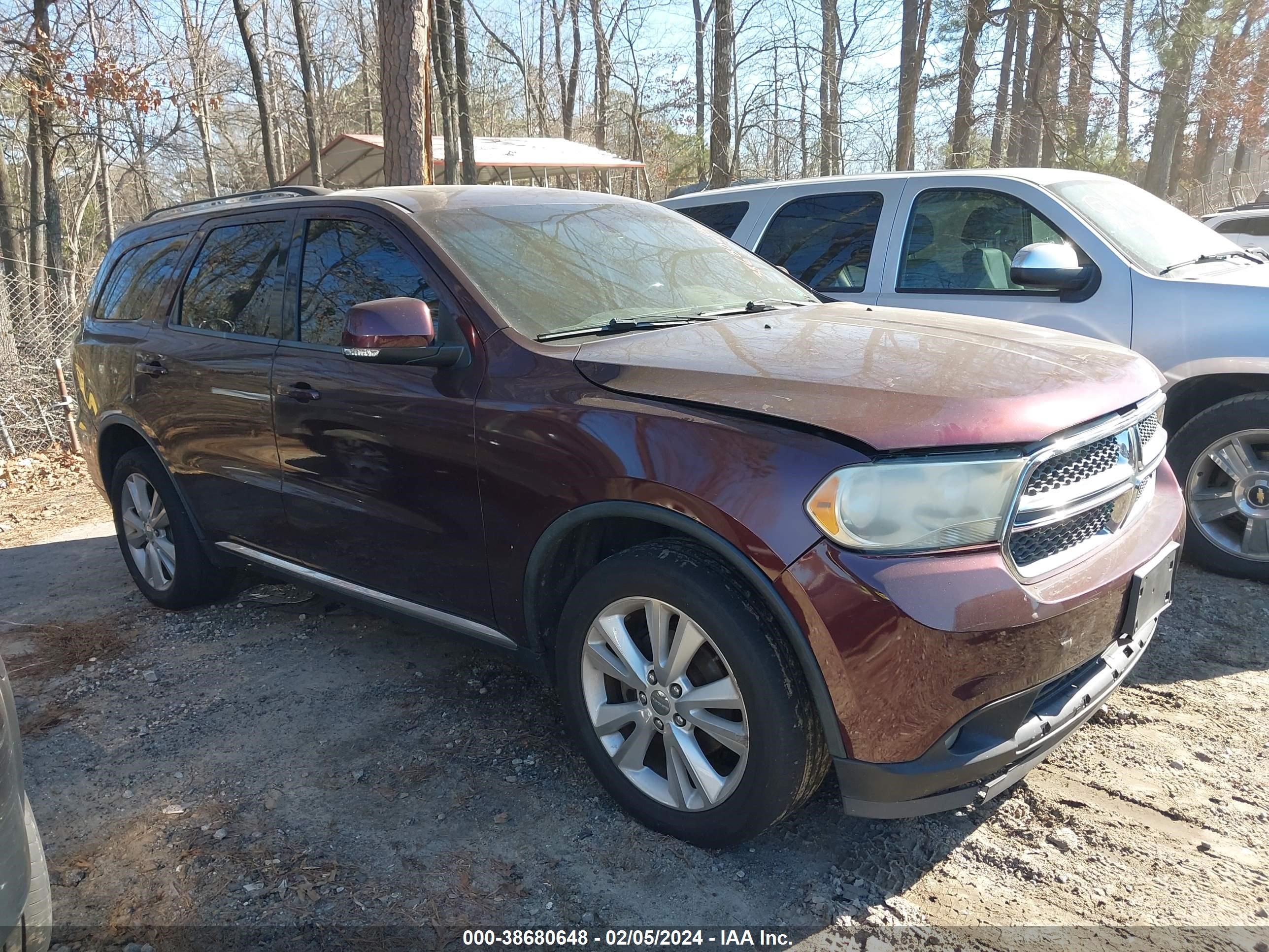 DODGE DURANGO 2012 1c4rdhdg9cc163136