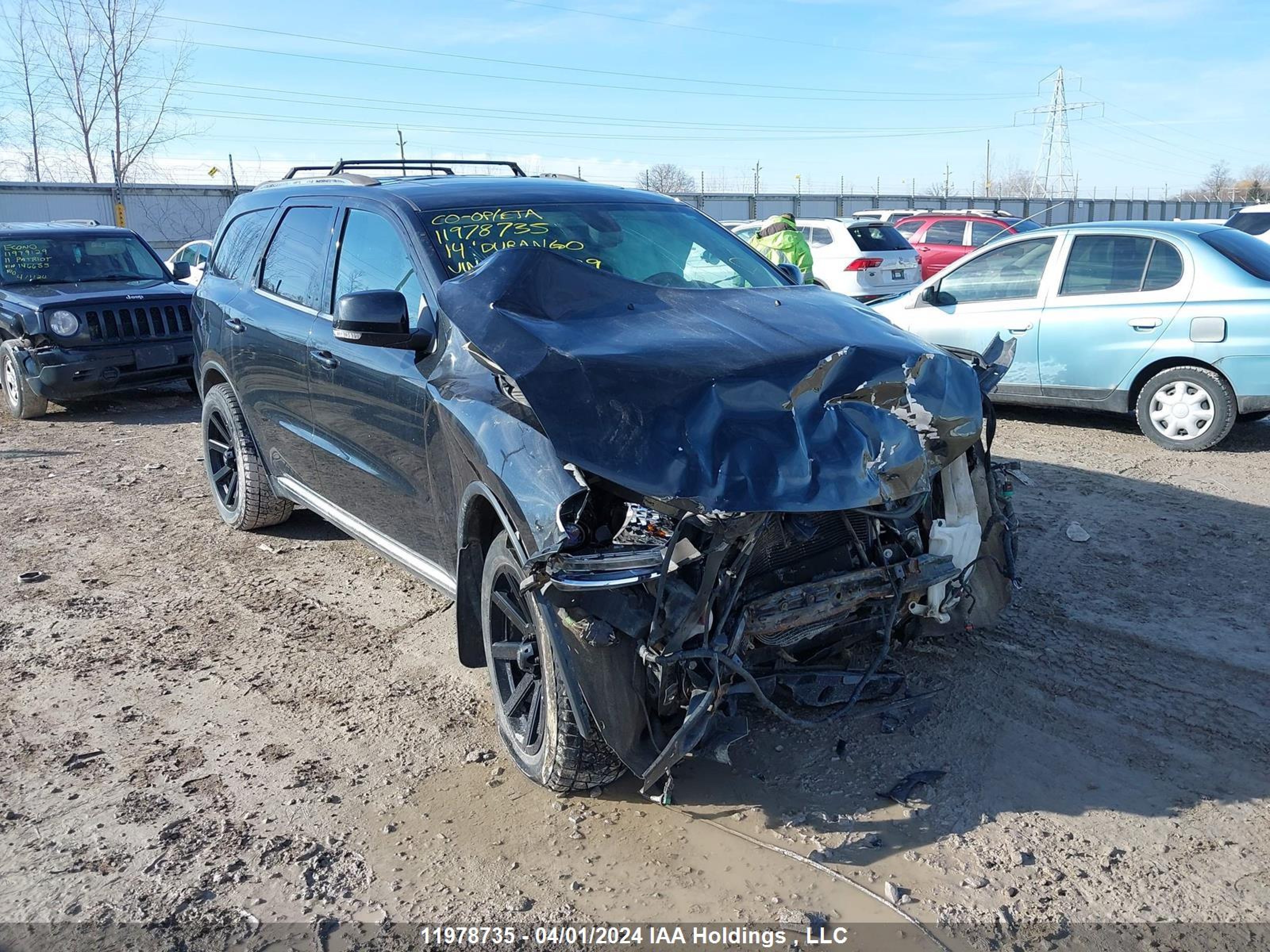 DODGE DURANGO 2014 1c4rdjdg2ec976229