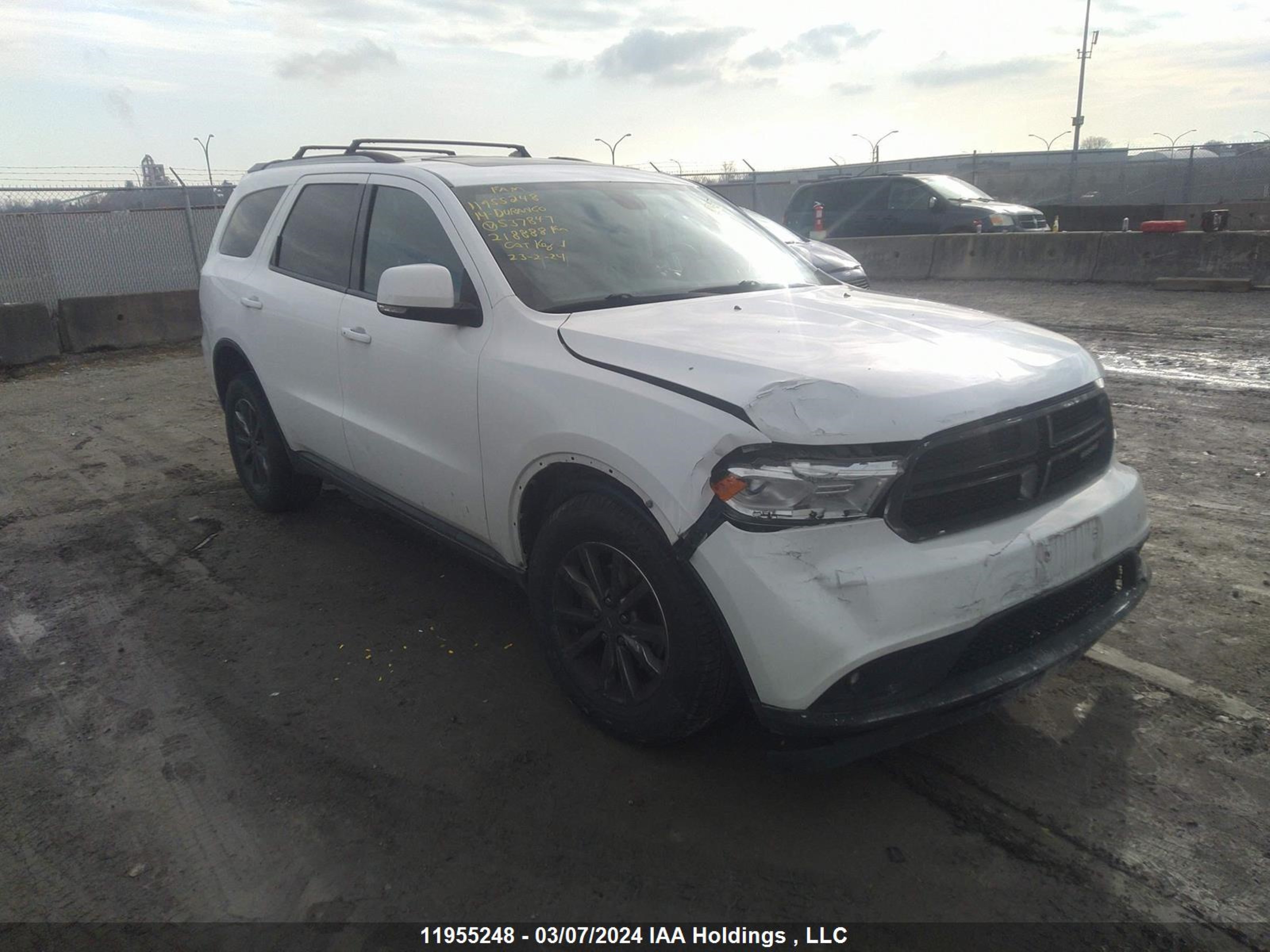 DODGE DURANGO 2014 1c4rdjdg3ec537847