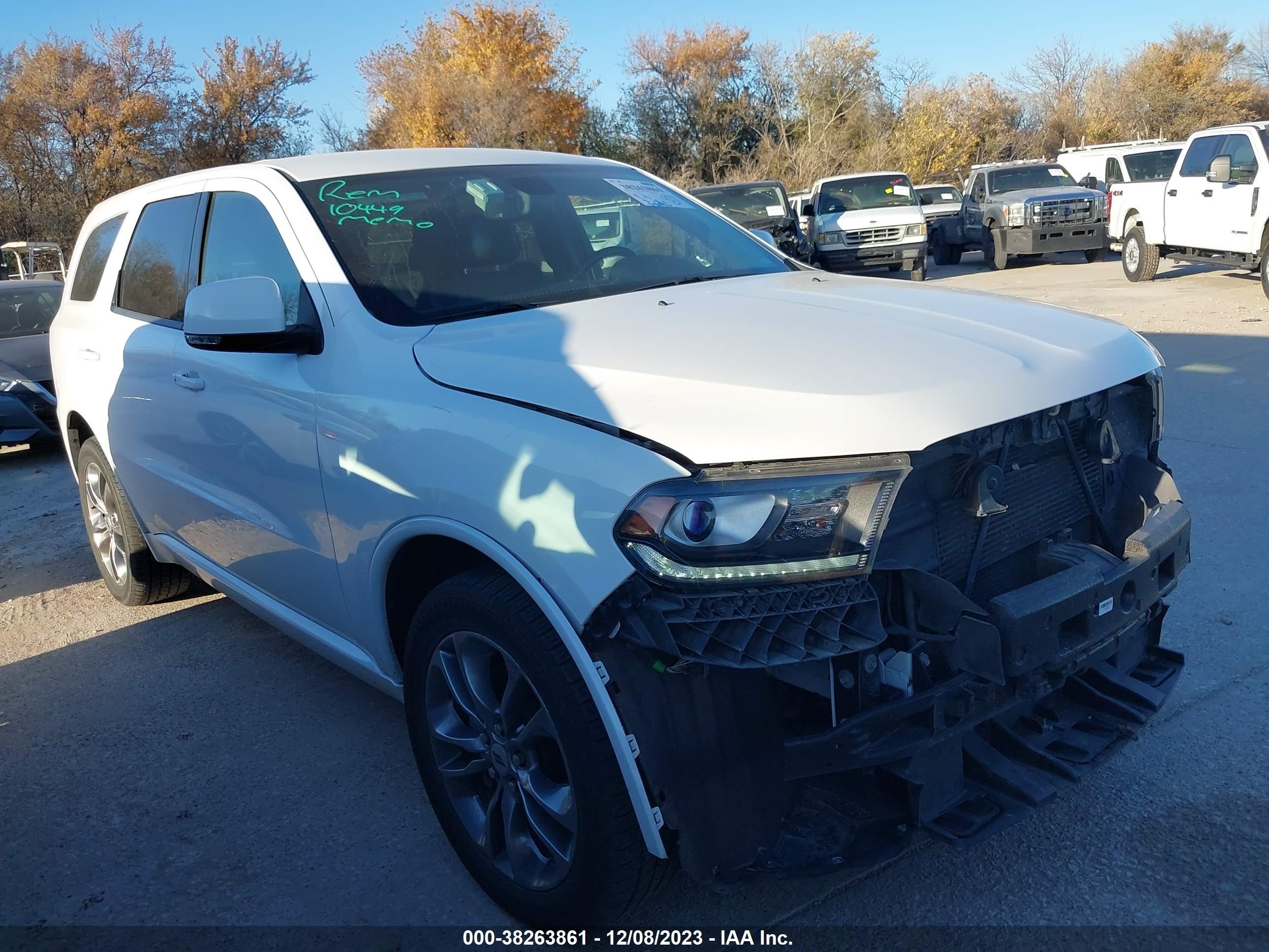 DODGE DURANGO 2020 1c4rdjdg7lc261458