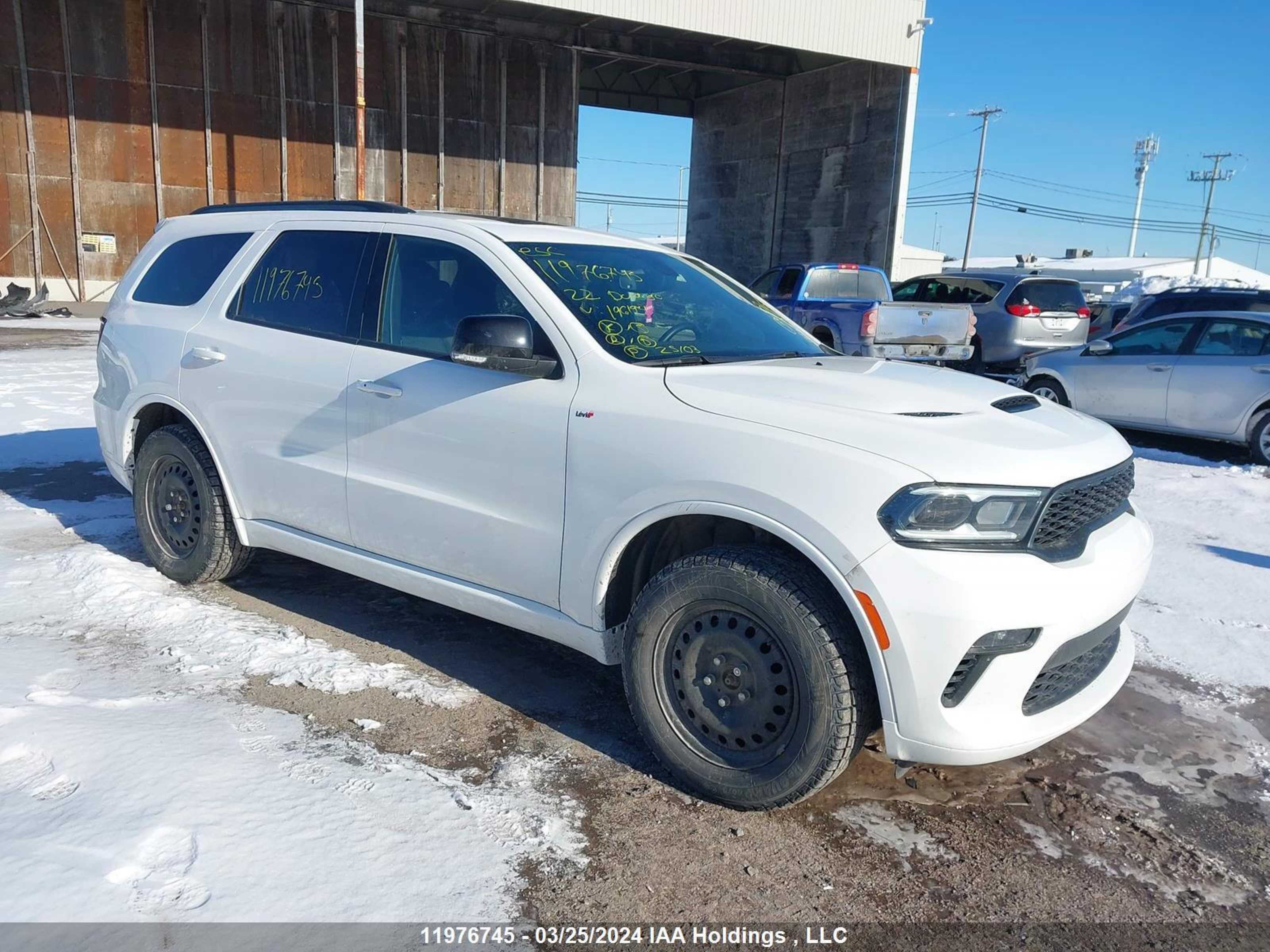 DODGE DURANGO 2022 1c4rdjdg9nc196194