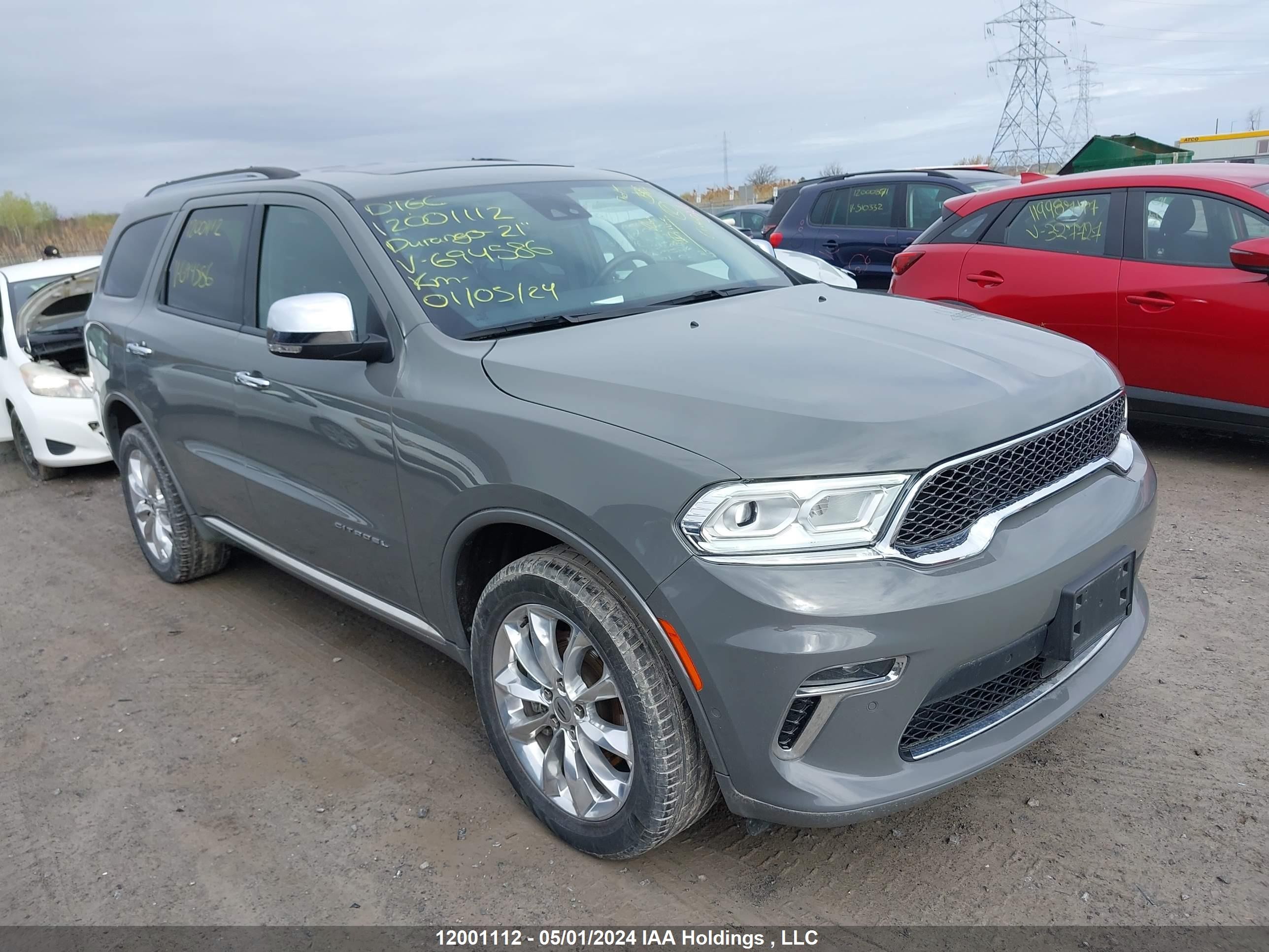 DODGE DURANGO 2021 1c4rdjeg0mc694586