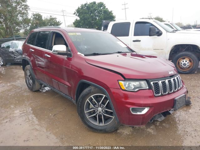 JEEP GRAND CHEROKEE 2017 1c4rjebg5hc752220