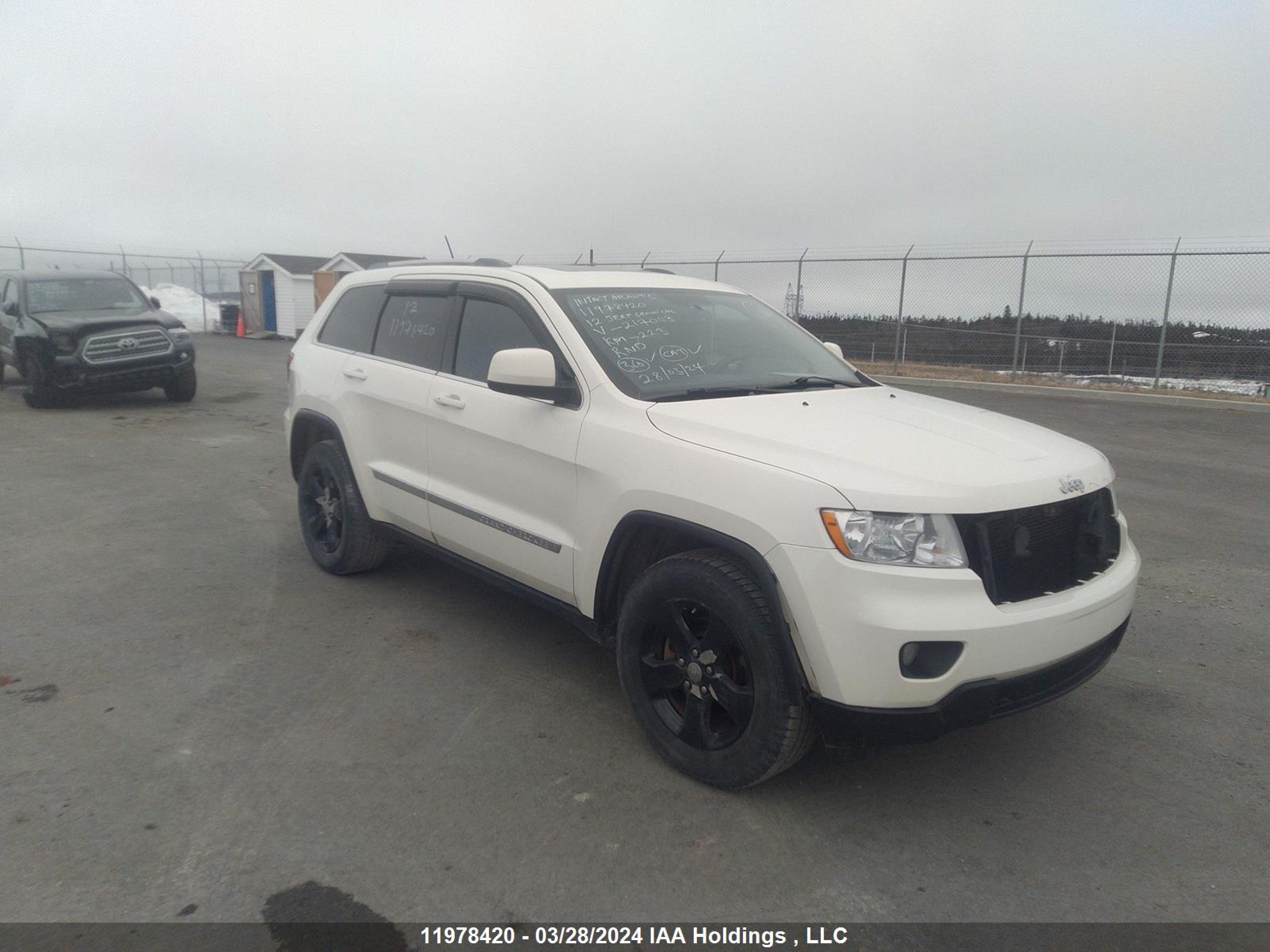 JEEP GRAND CHEROKEE 2012 1c4rjfag7cc217003