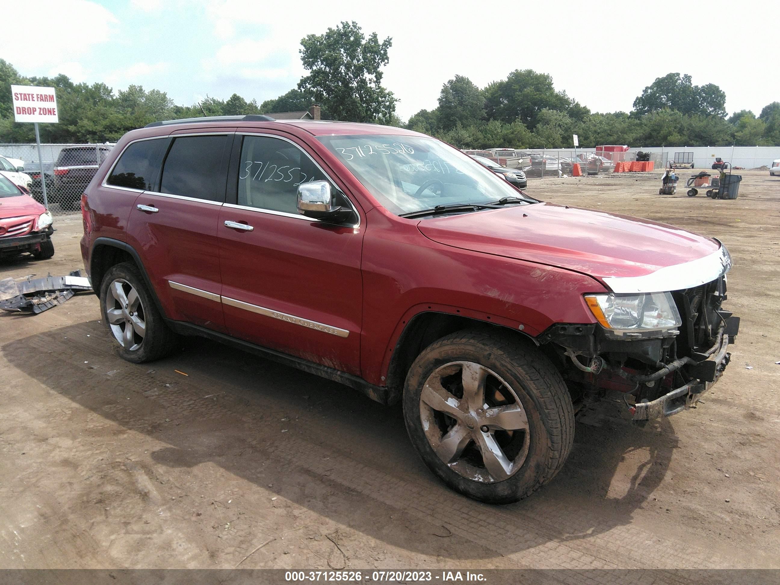 JEEP GRAND CHEROKEE 2012 1c4rjfbgxcc232819