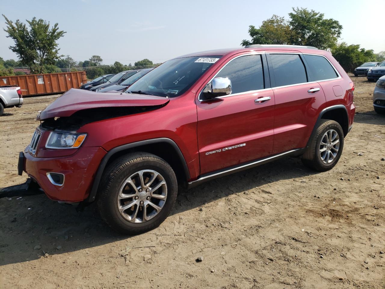 JEEP GRAND CHEROKEE 2015 1c4rjfbgxfc684287