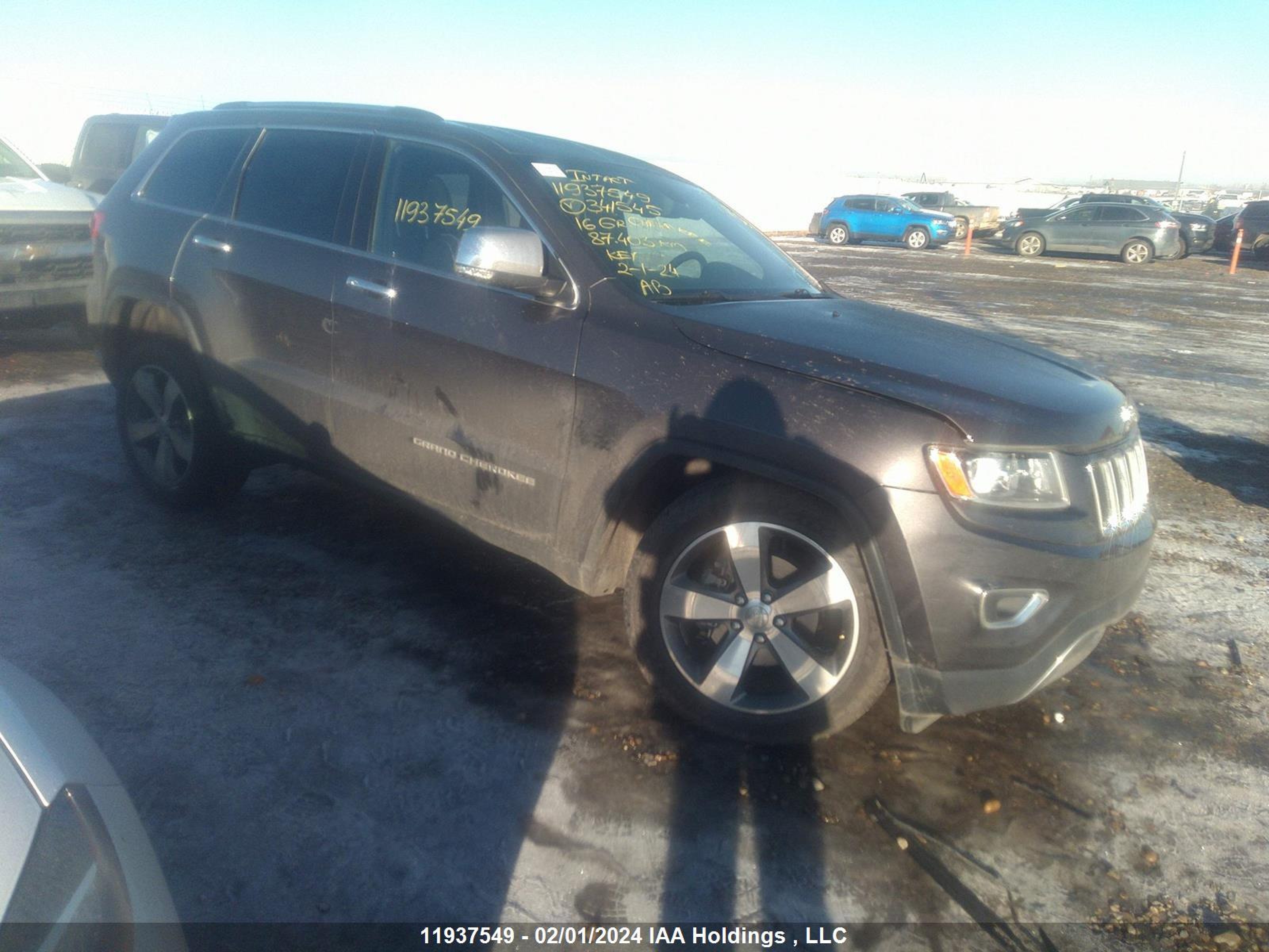 JEEP GRAND CHEROKEE 2016 1c4rjfbgxgc341545