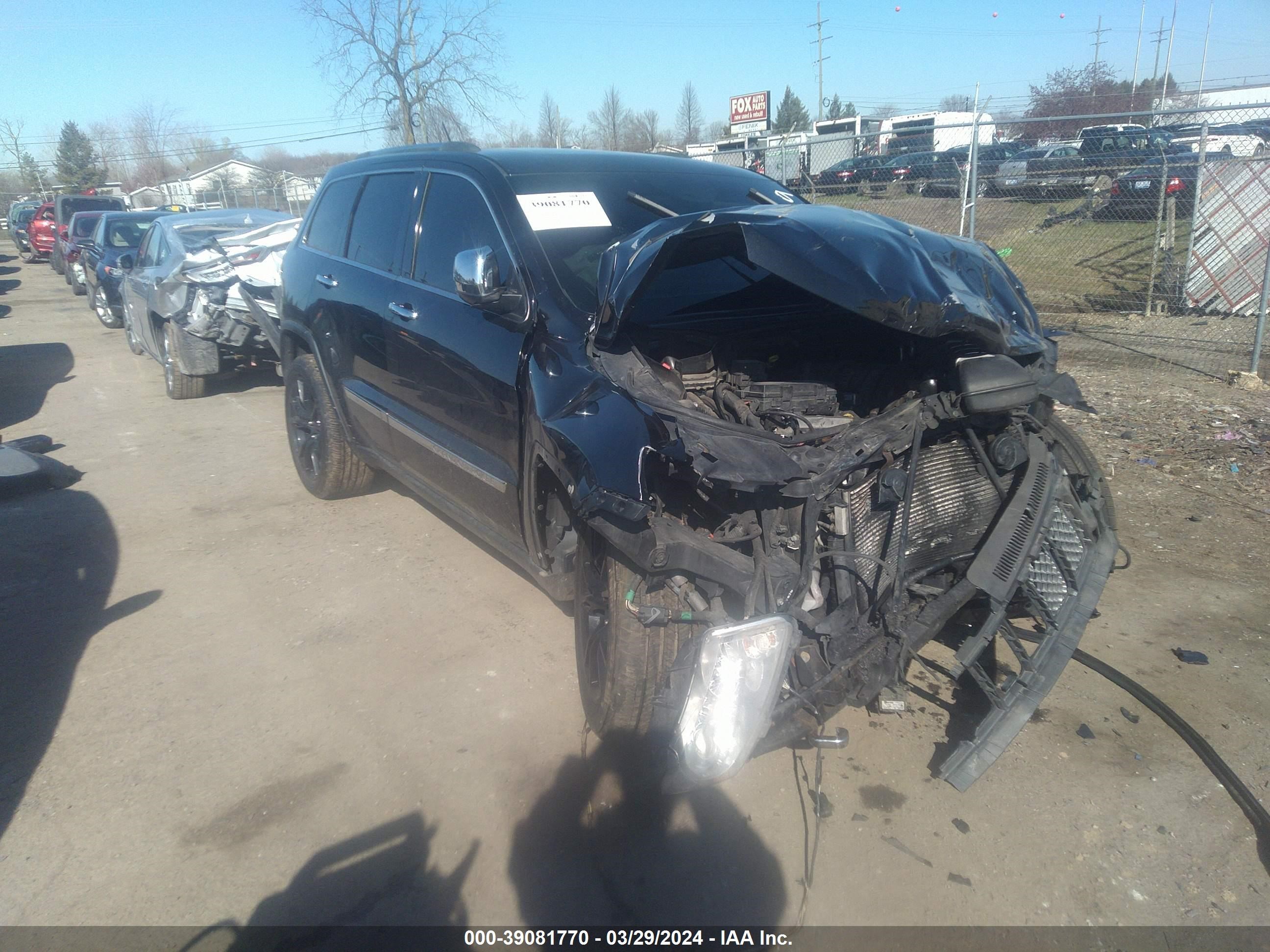 JEEP GRAND CHEROKEE 2013 1c4rjfct2dc614629