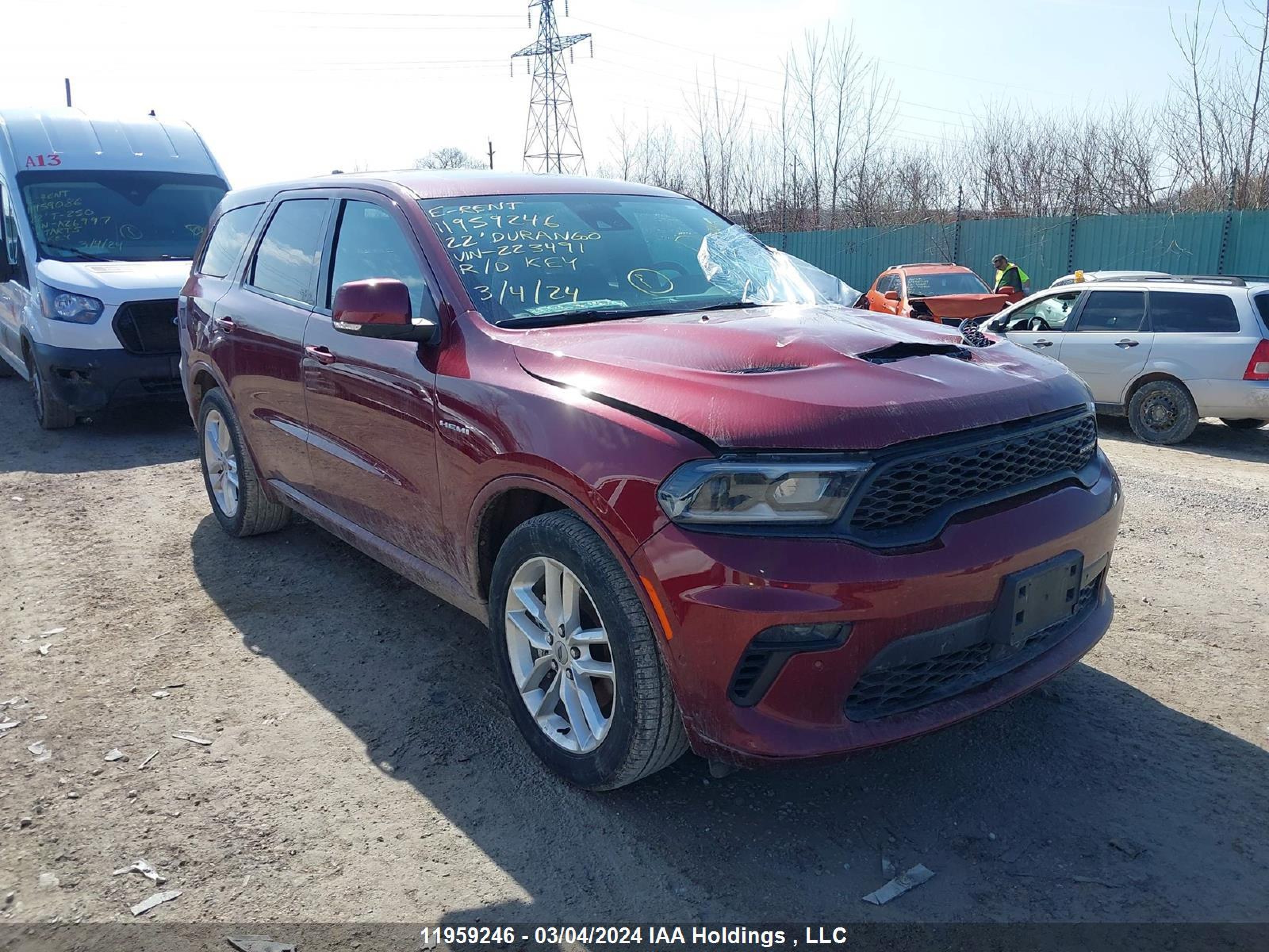 DODGE DURANGO 2022 1c4sdjct9nc223491