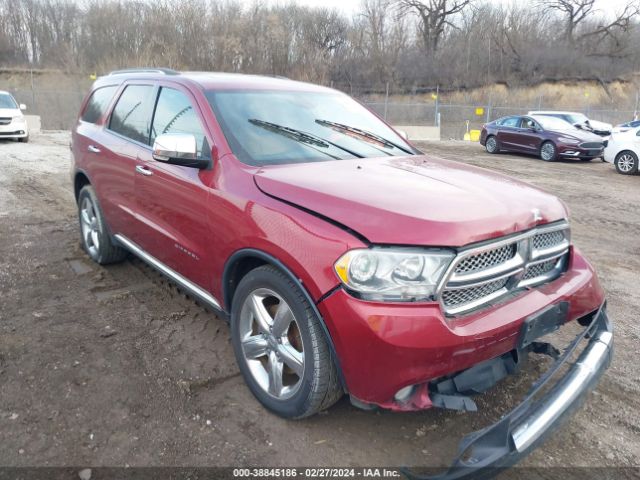 DODGE DURANGO 2013 1c4sdjetxdc563129