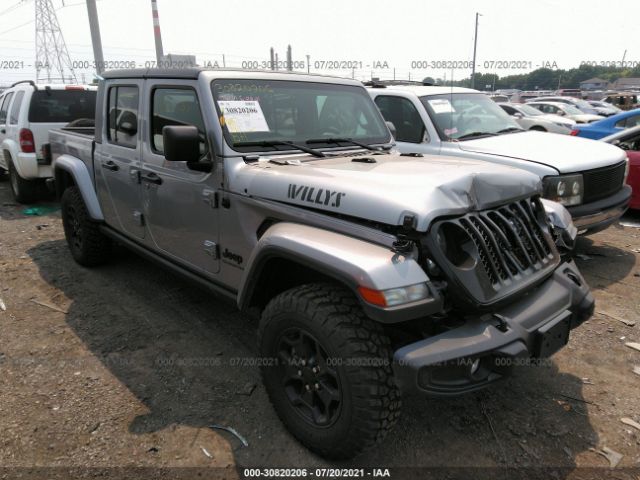 JEEP GLADIATOR 2021 1c6hjtag0ml514486