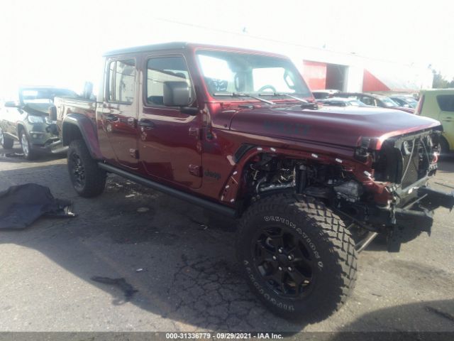 JEEP GLADIATOR 2021 1c6hjtag3ml558806