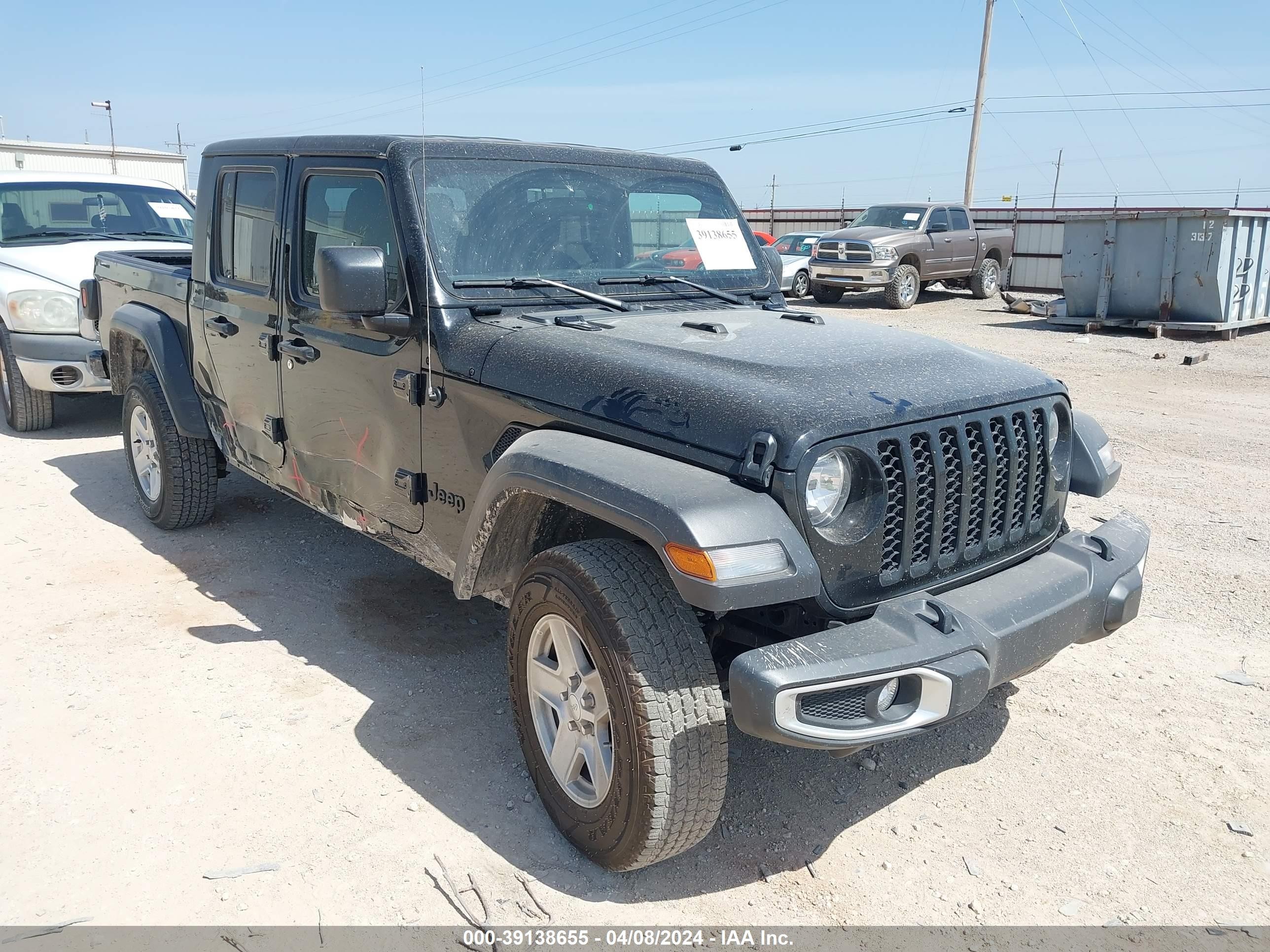 JEEP GLADIATOR 2023 1c6hjtag3pl522957