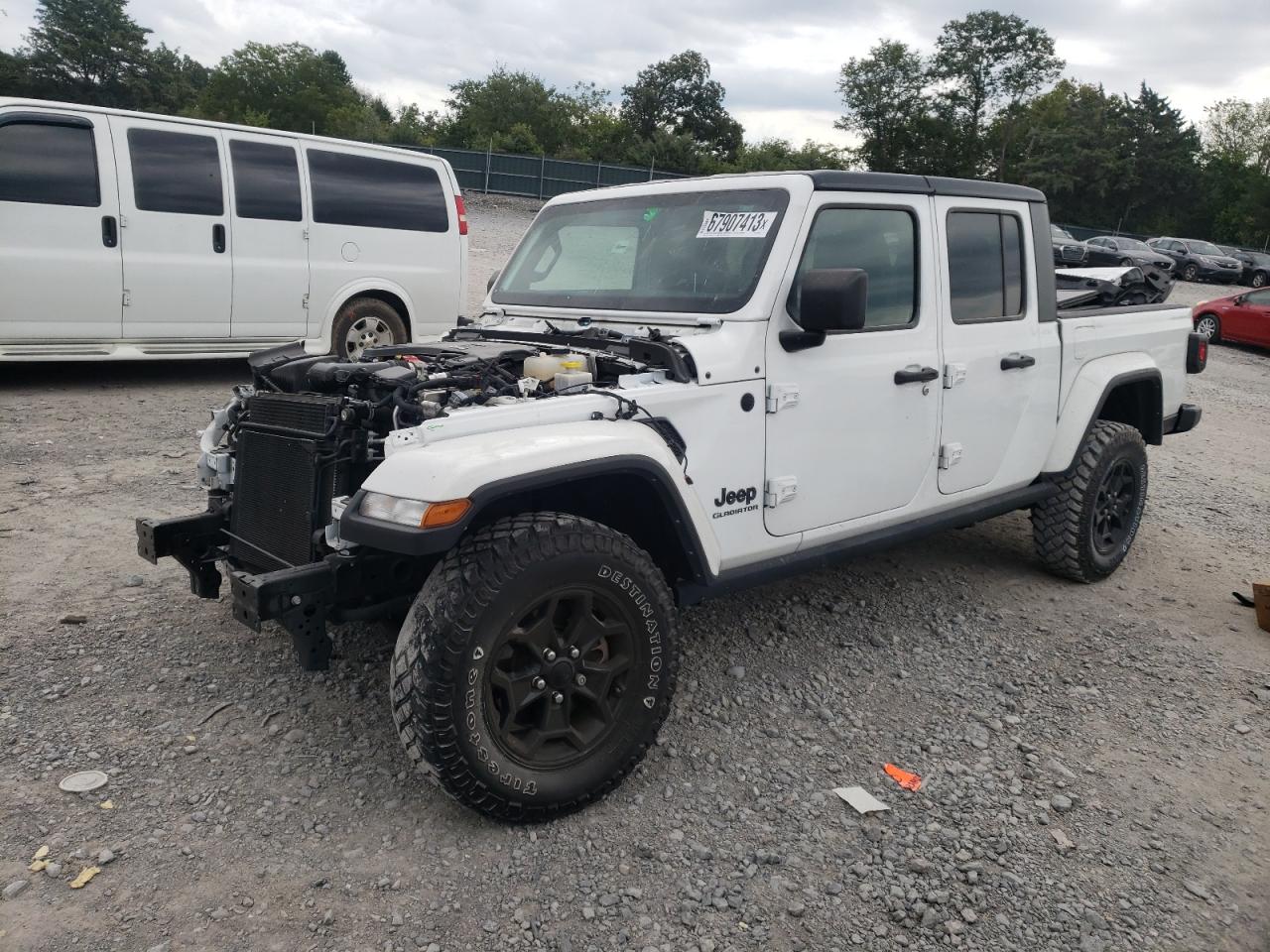 JEEP GLADIATOR 2021 1c6hjtag7ml570893