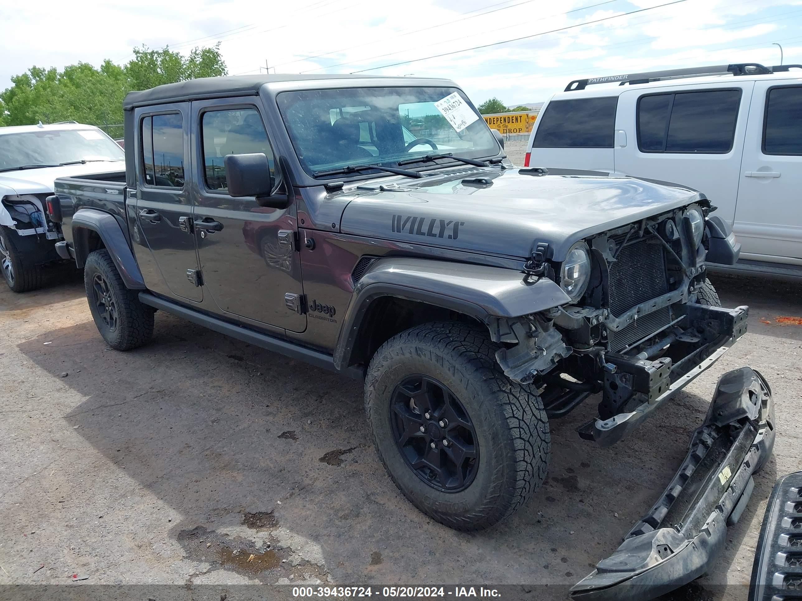 JEEP GLADIATOR 2022 1c6hjtag7nl152948