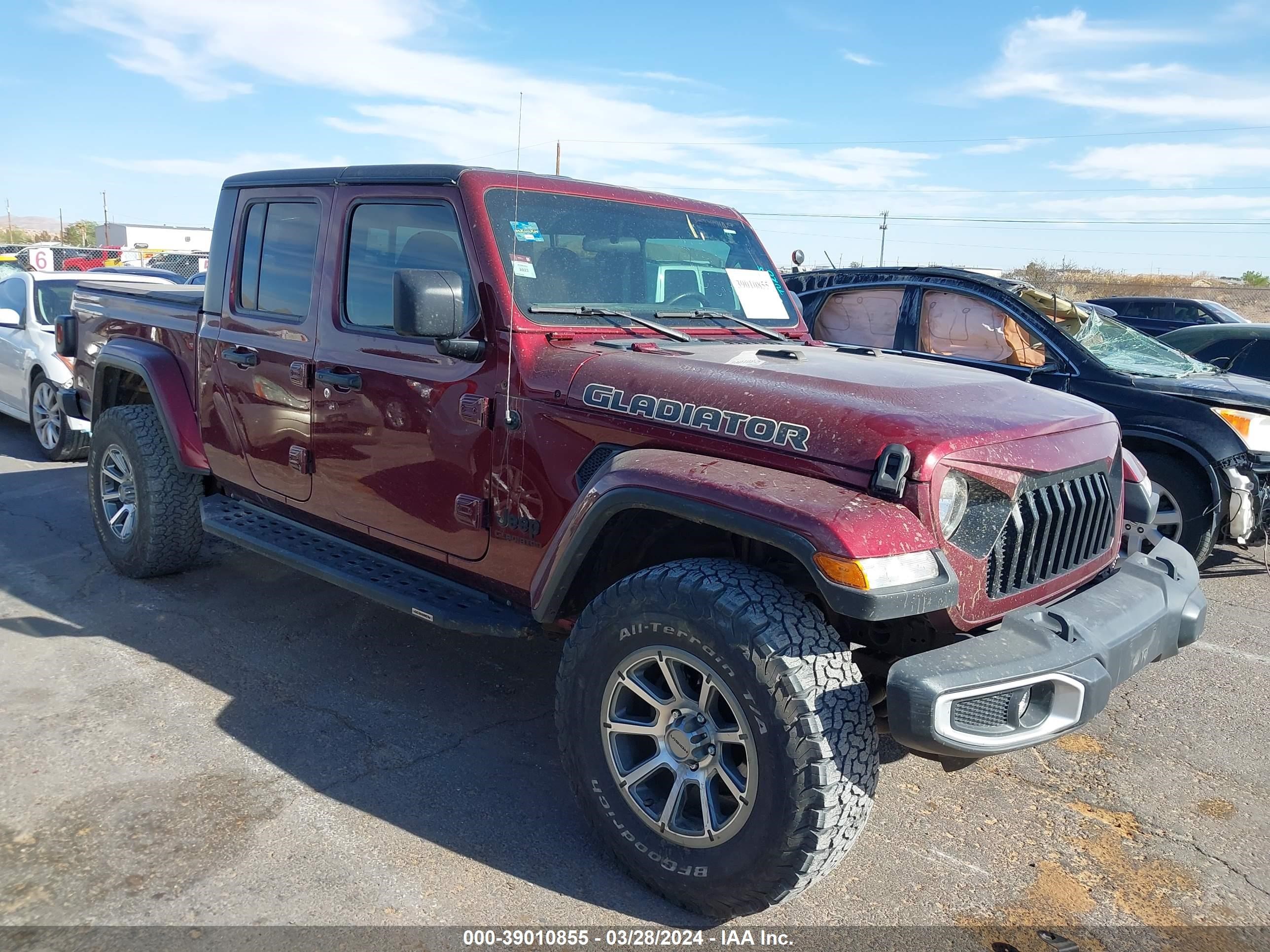 JEEP GLADIATOR 2022 1c6hjtag9nl103699