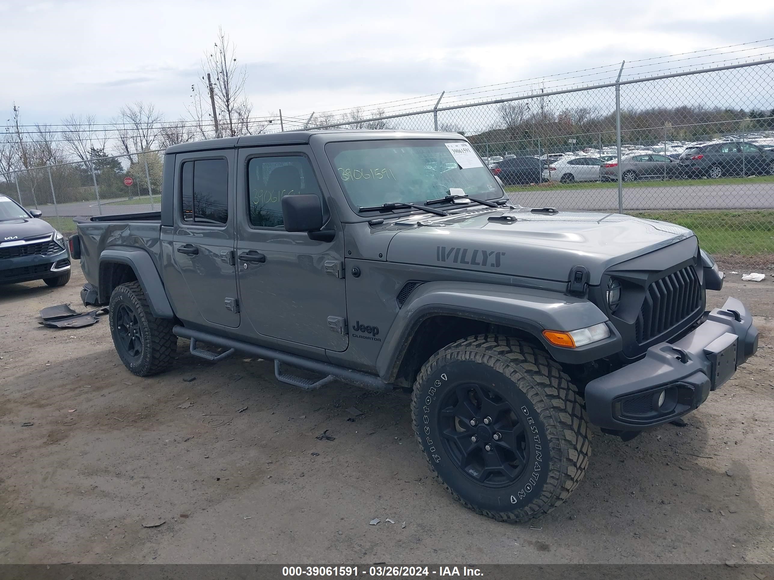 JEEP GLADIATOR 2021 1c6hjtagxml584271