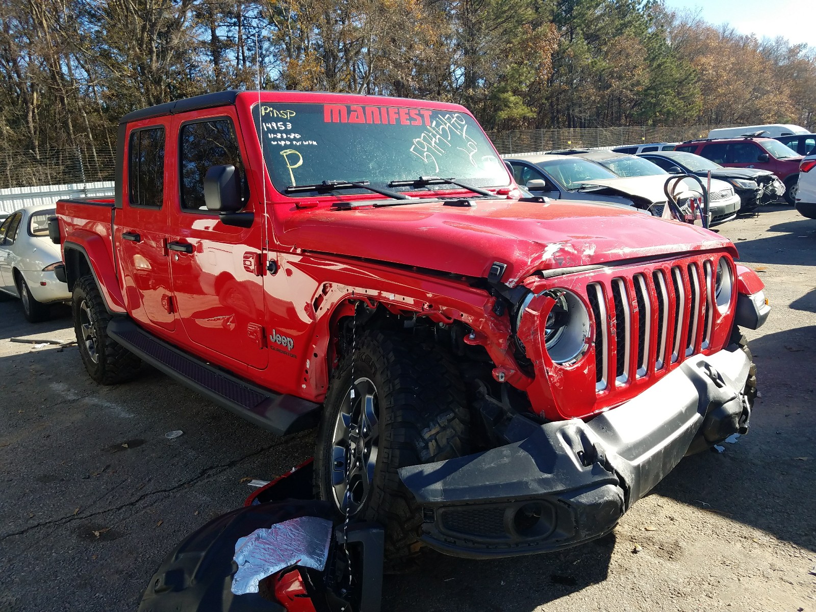 JEEP GLADIATOR 2020 1c6hjtfg1ll107221