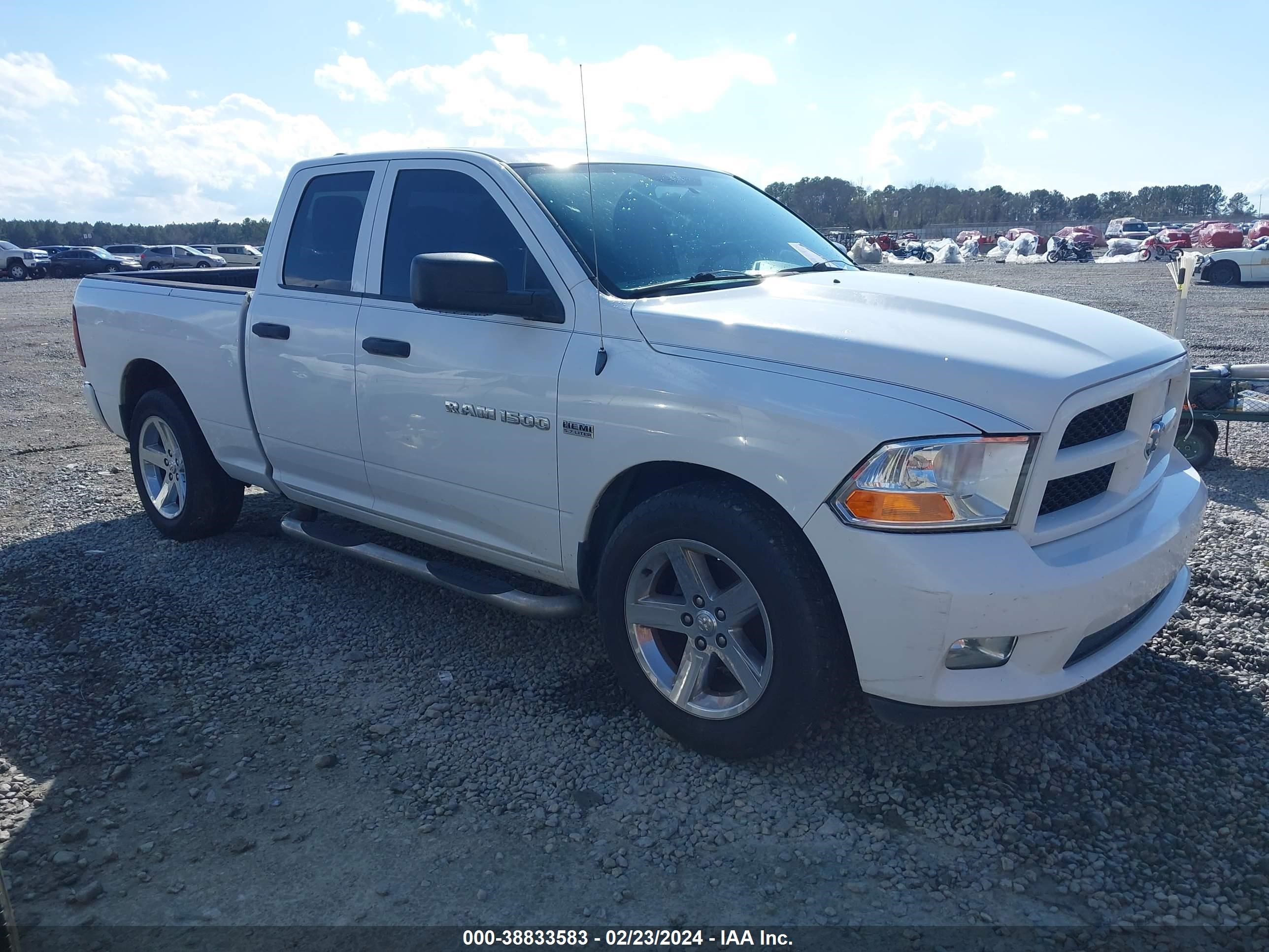 RAM 1500 2012 1c6rd6ft0cs132420