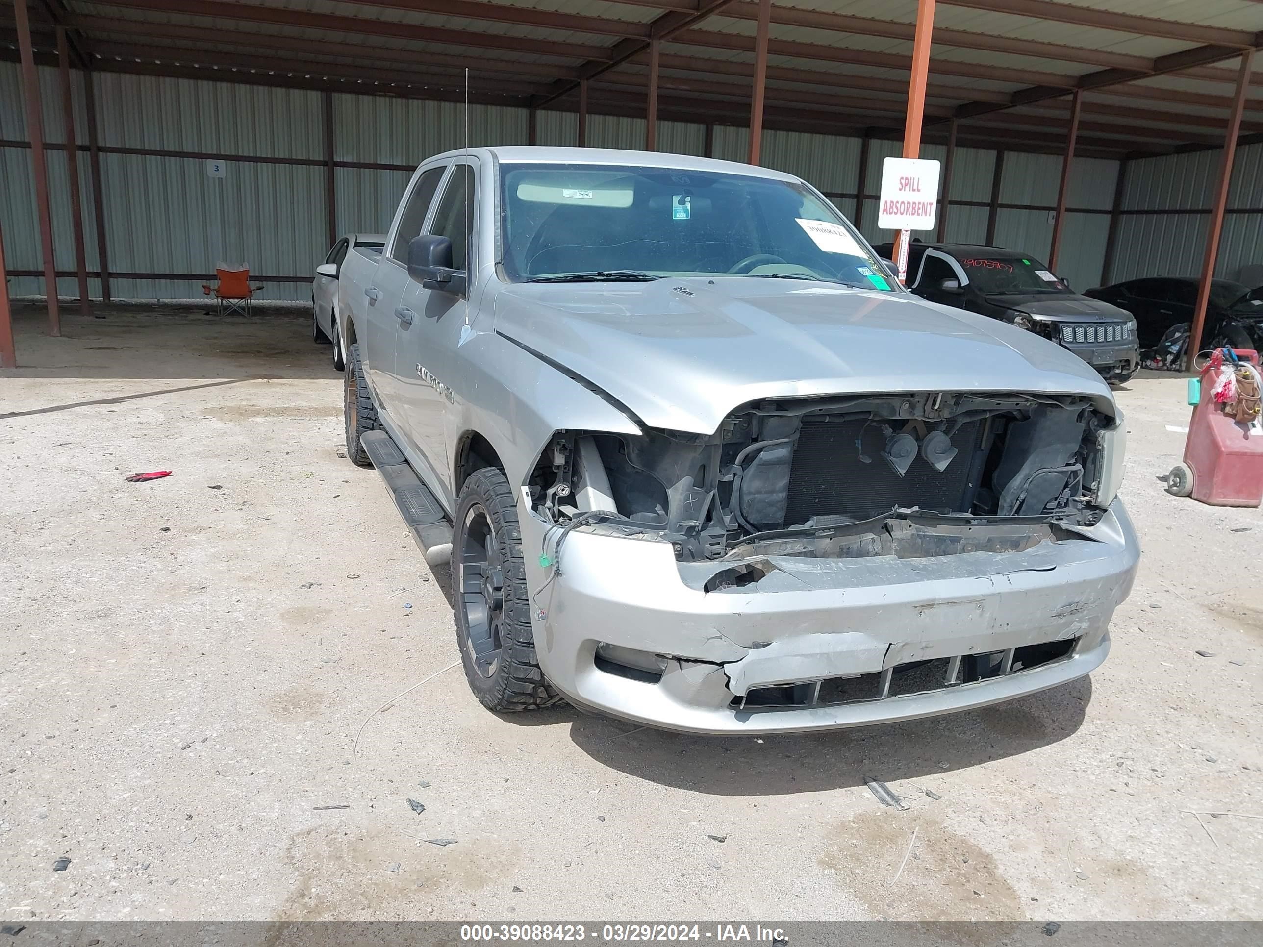 RAM 1500 2012 1c6rd6kt7cs236859