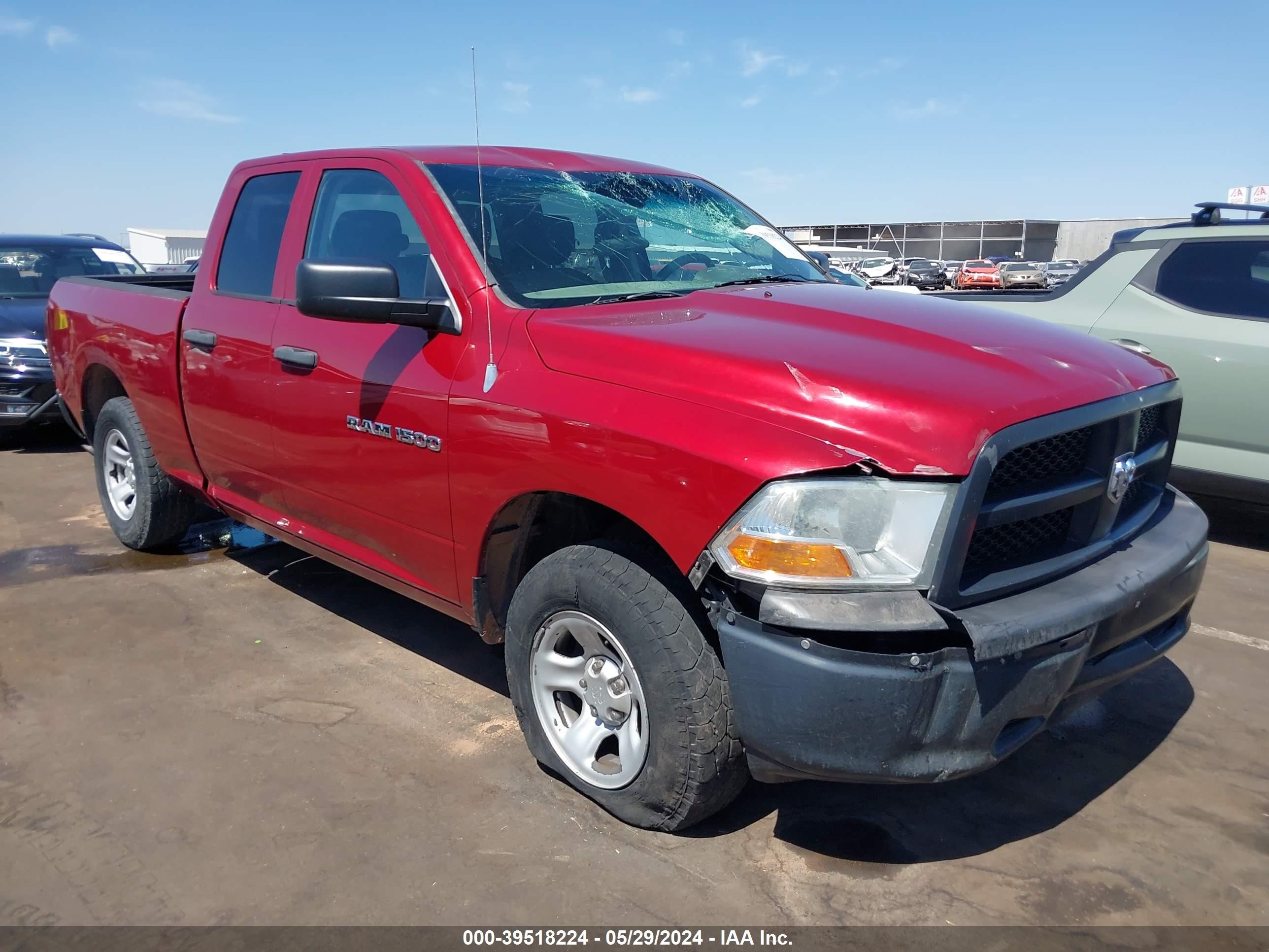 RAM 1500 2012 1c6rd7fp9cs285290