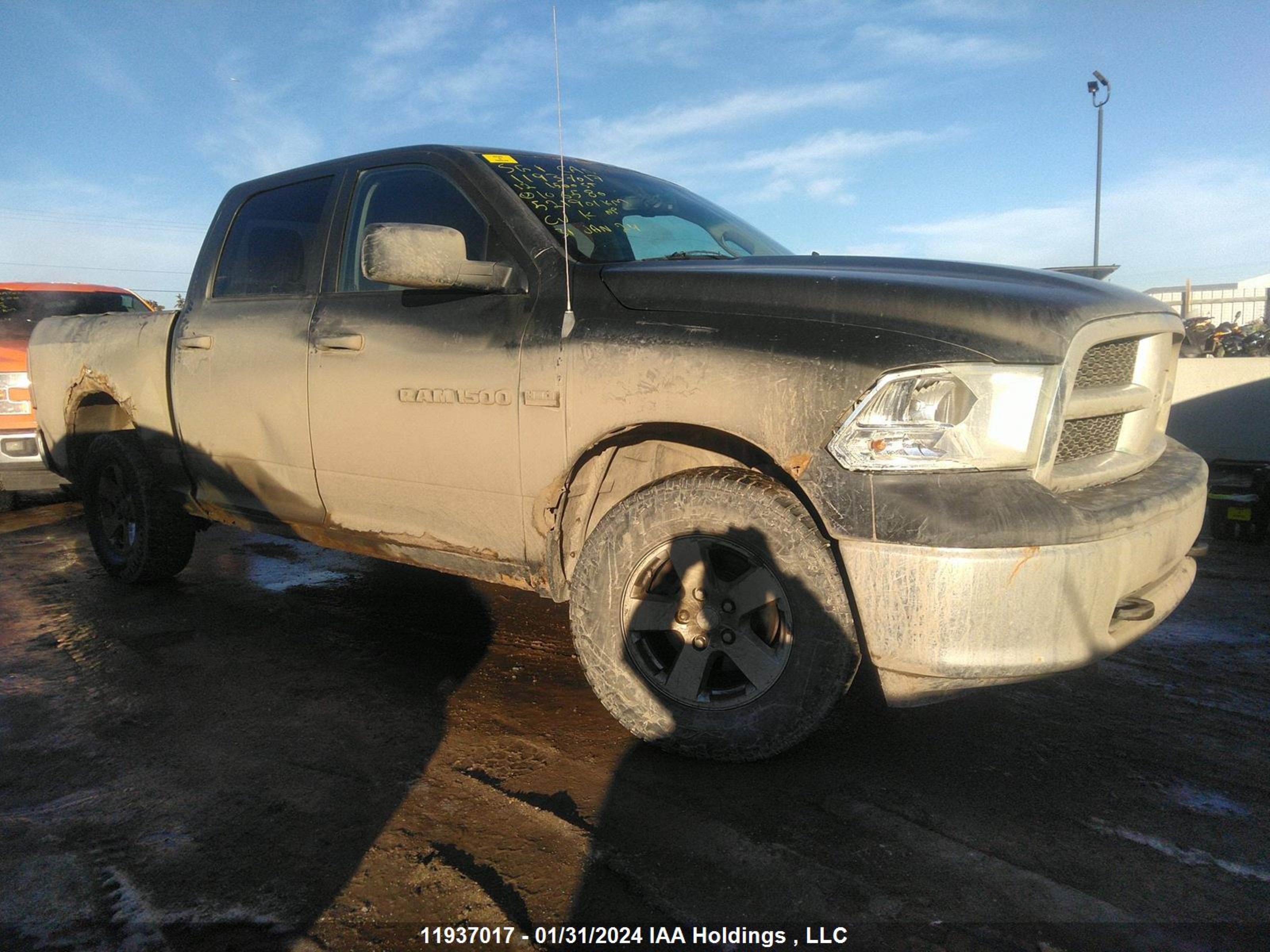 RAM 1500 2012 1c6rd7kt8cs106580