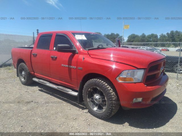 RAM 1500 2012 1c6rd7ktxcs144490