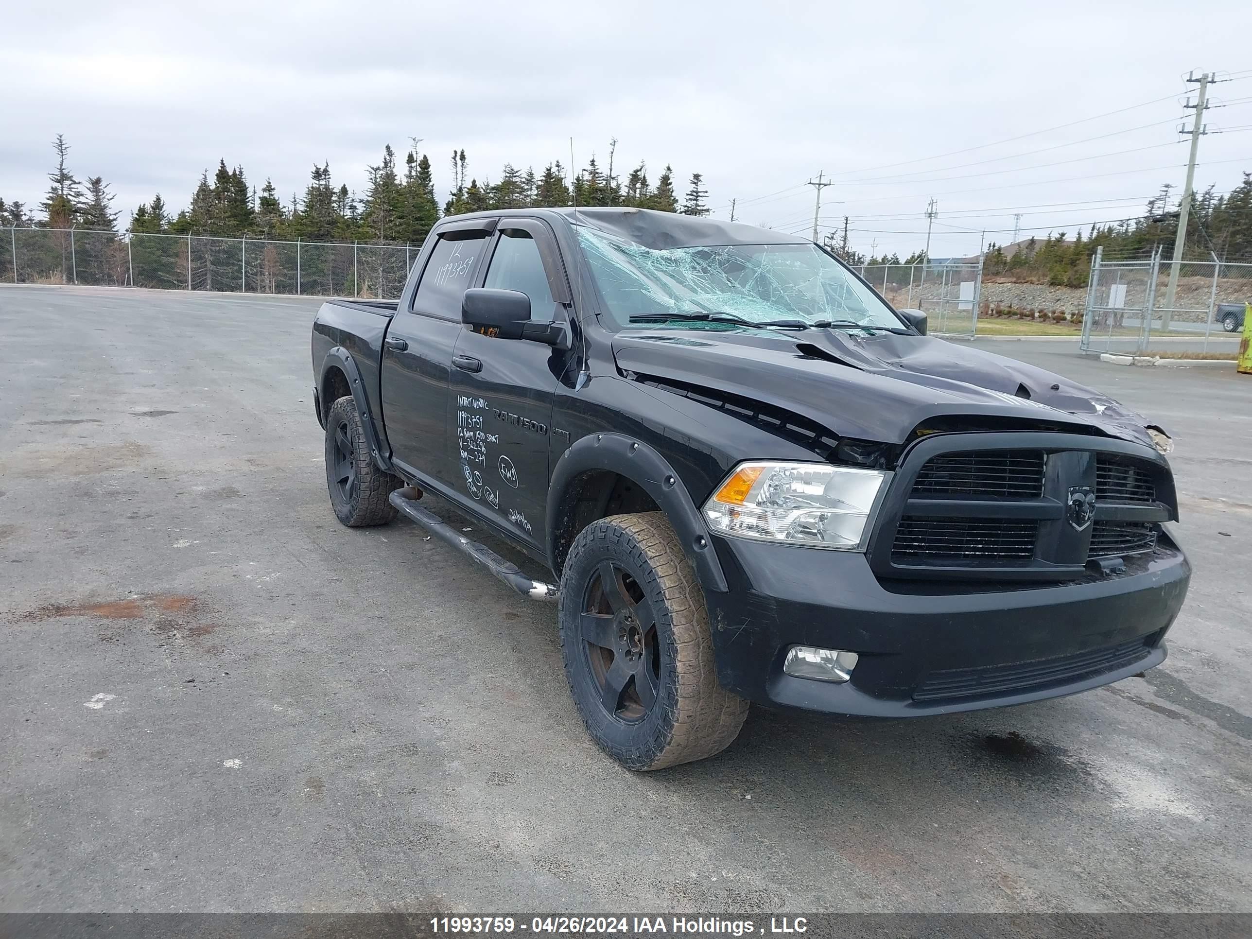 RAM 1500 2012 1c6rd7mtxcs322296