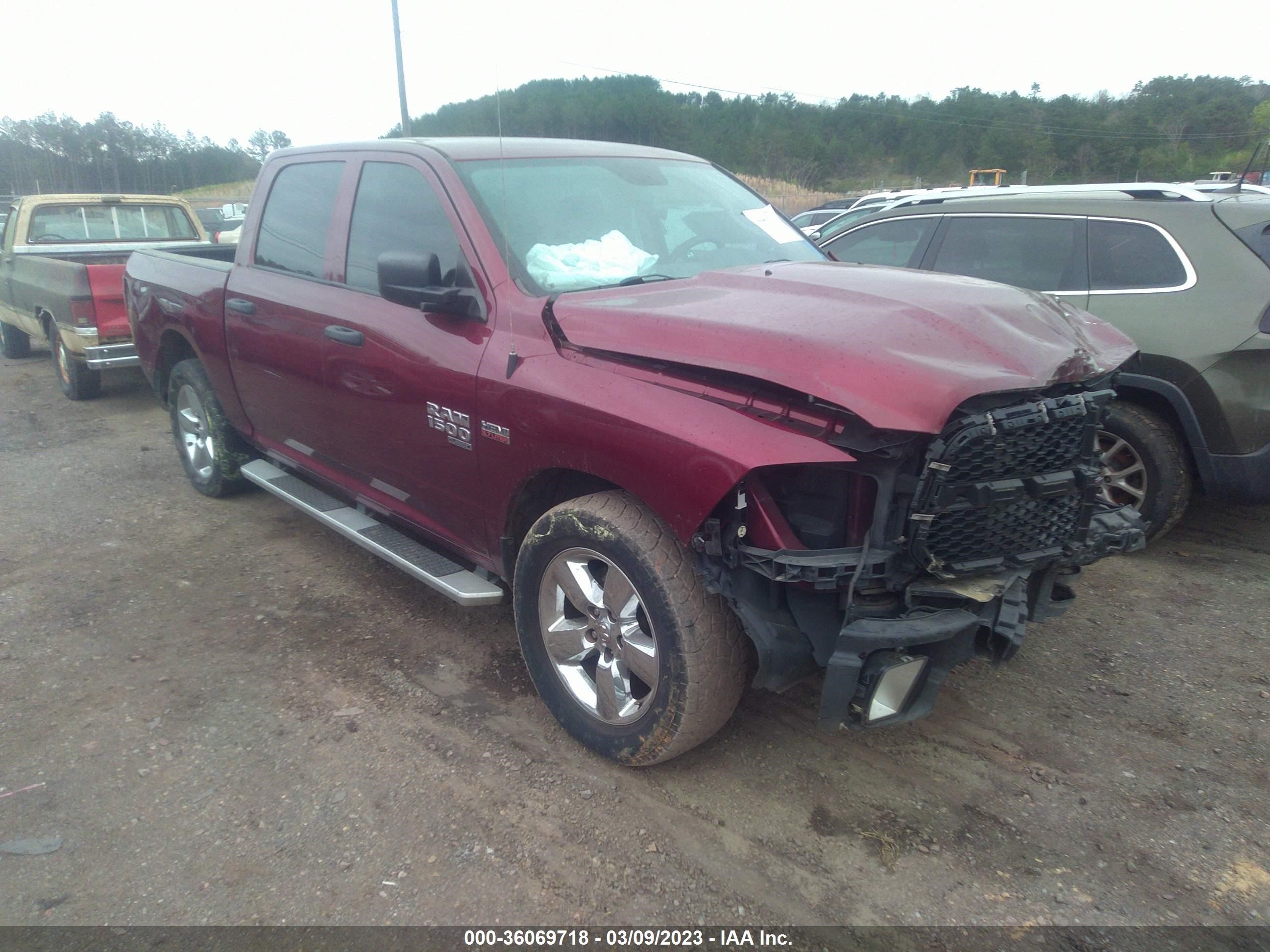 RAM 1500 2019 1c6rr6kt4ks507537