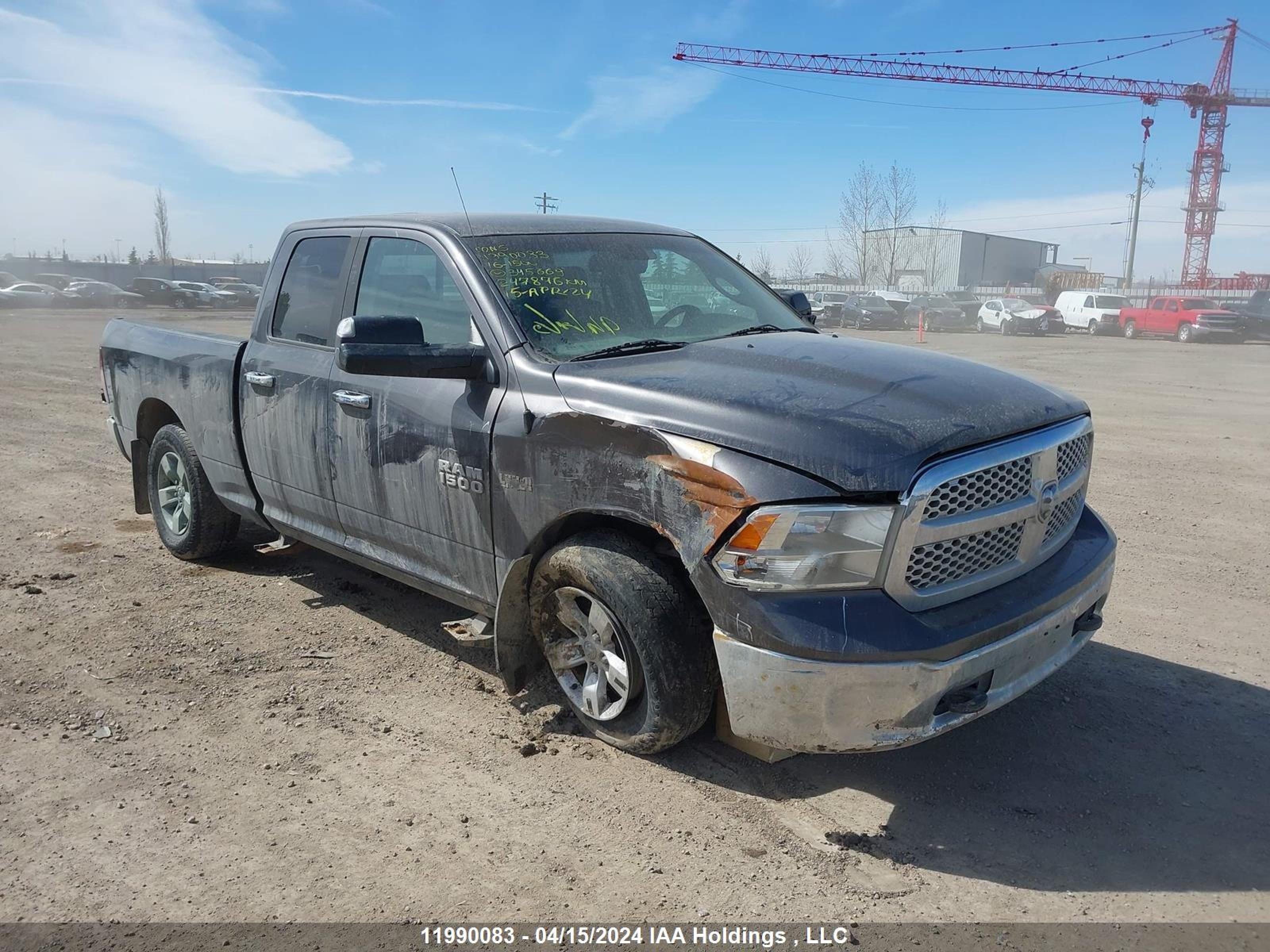 RAM 1500 2016 1c6rr7gt2gs345669