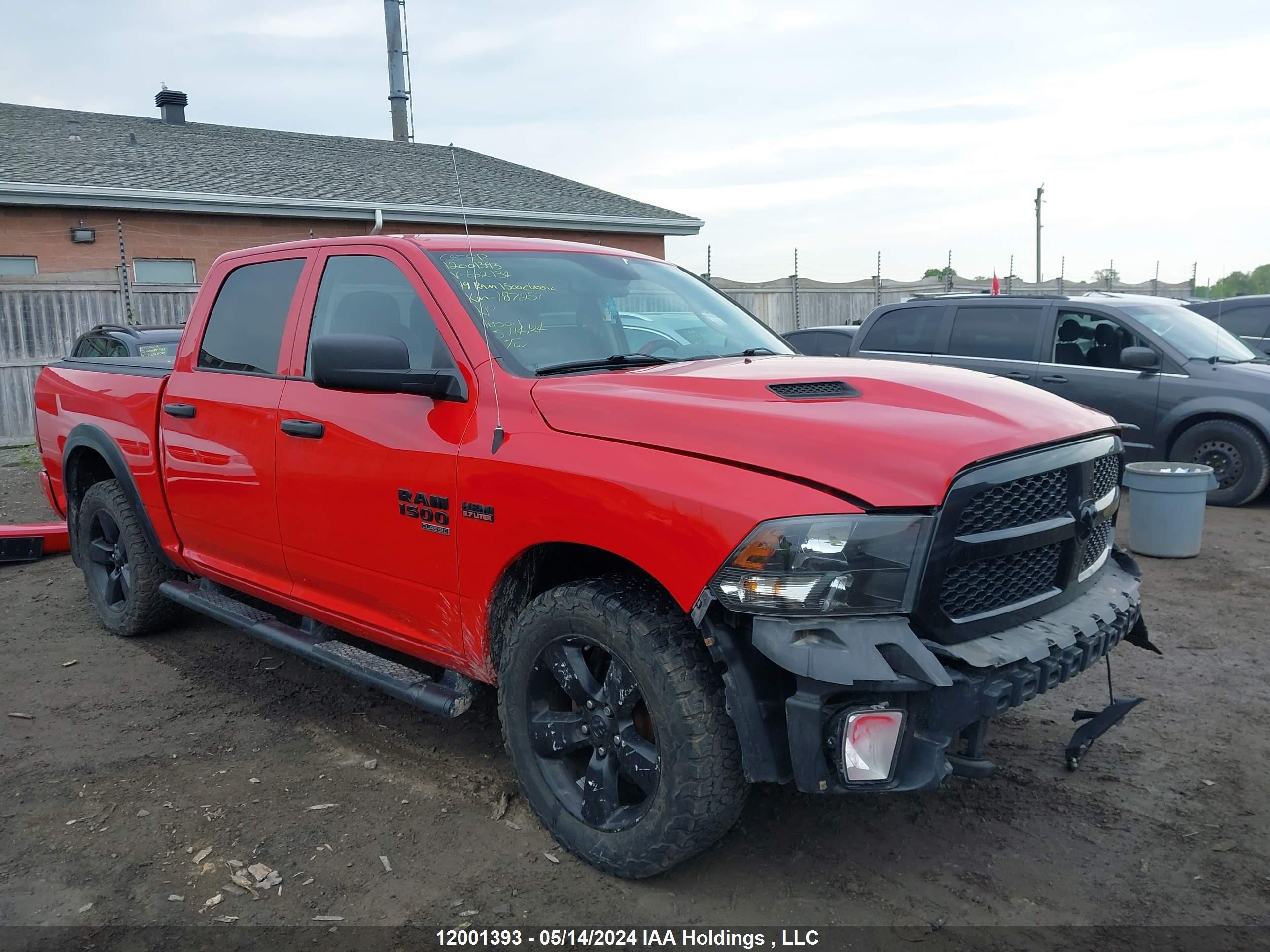 RAM 1500 2019 1c6rr7kt0ks602134