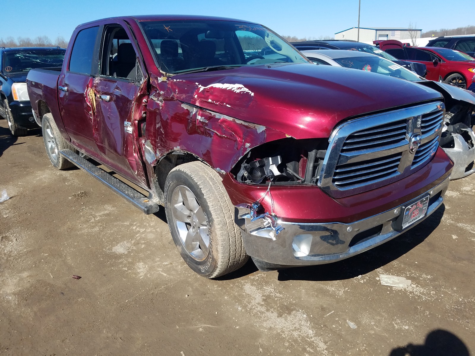 RAM 1500 SLT 2018 1c6rr7lg1js109031