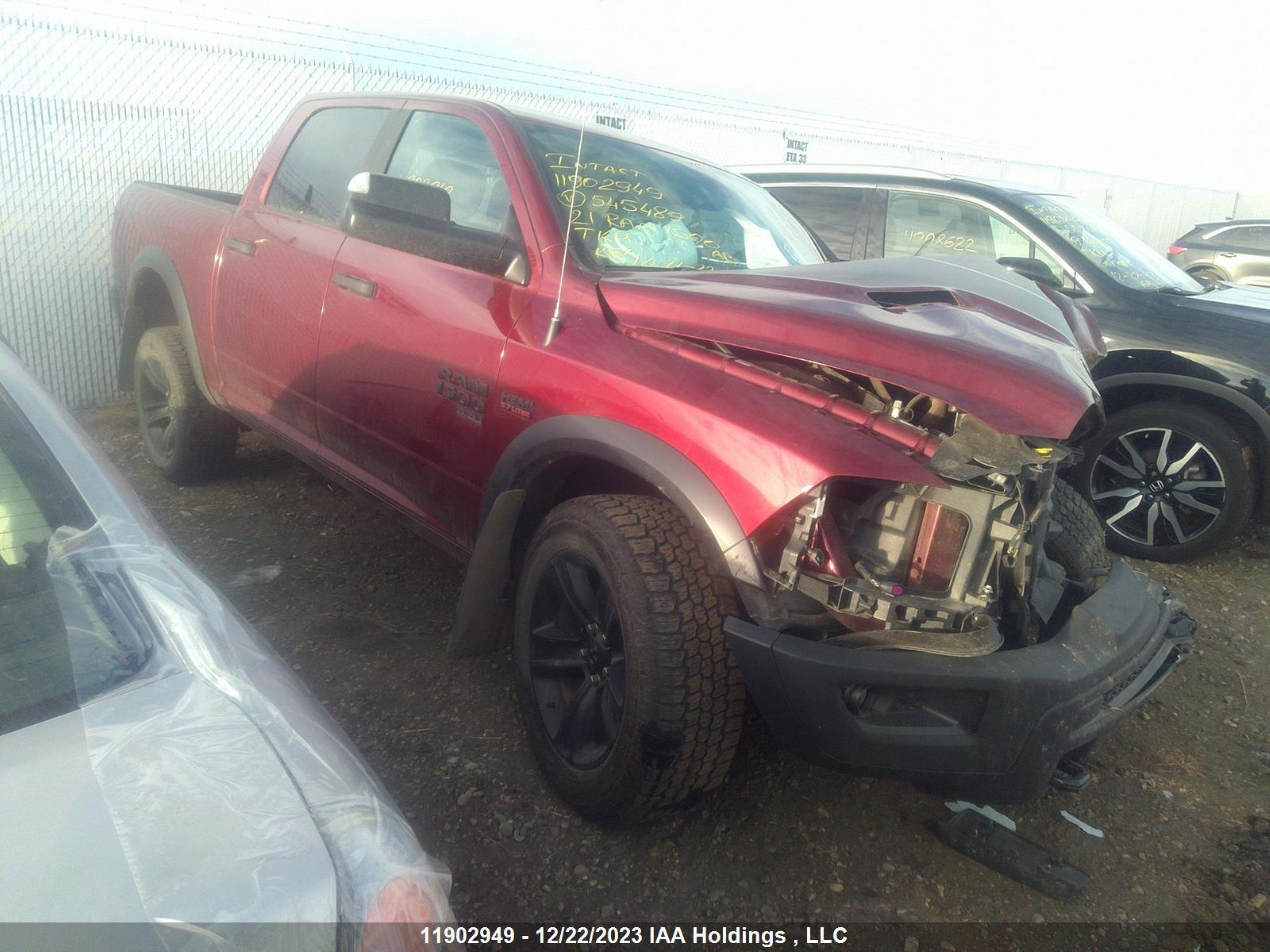 RAM 1500 2021 1c6rr7lt1ms545489