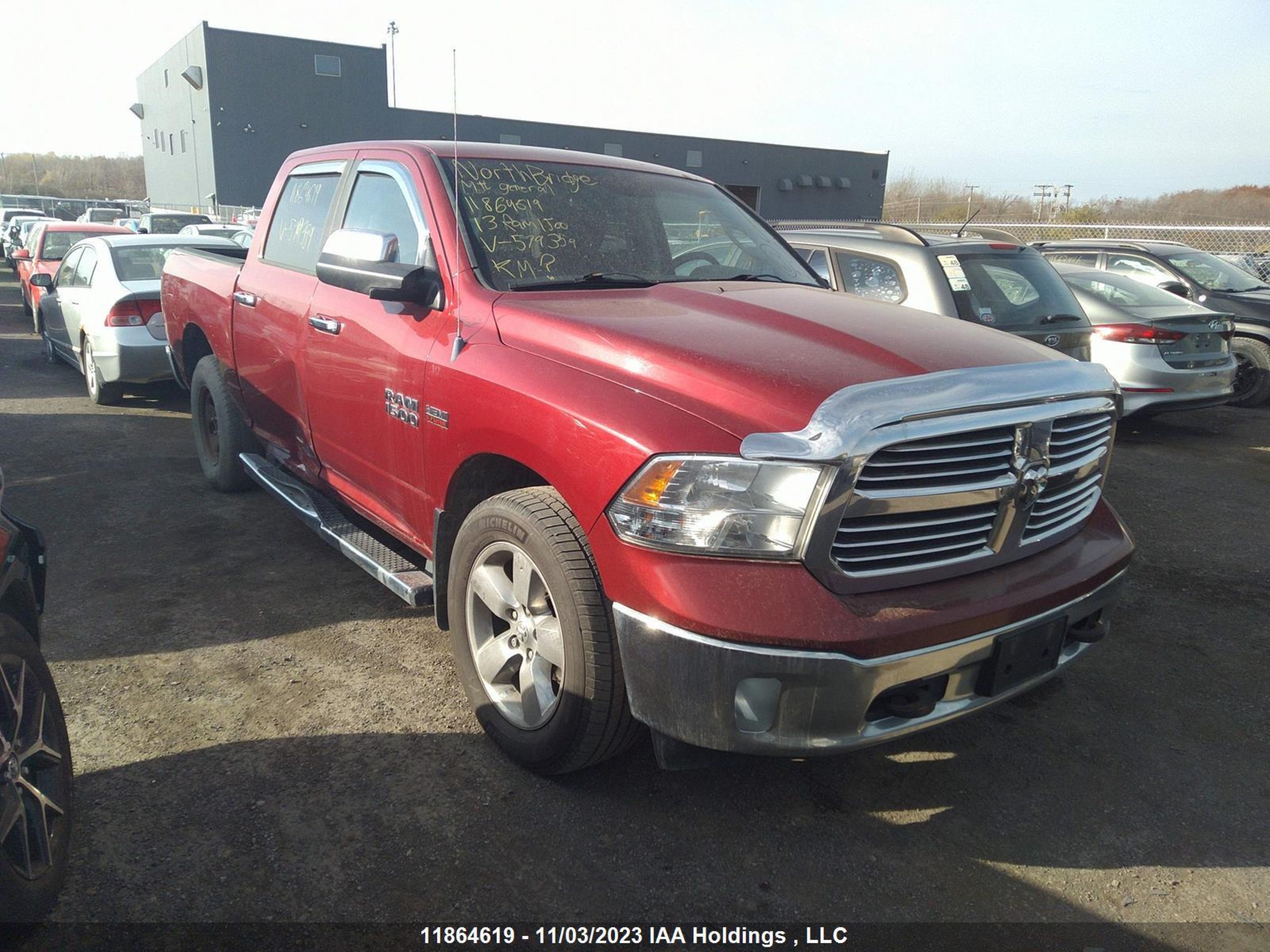 RAM 1500 2013 1c6rr7lt4ds579359