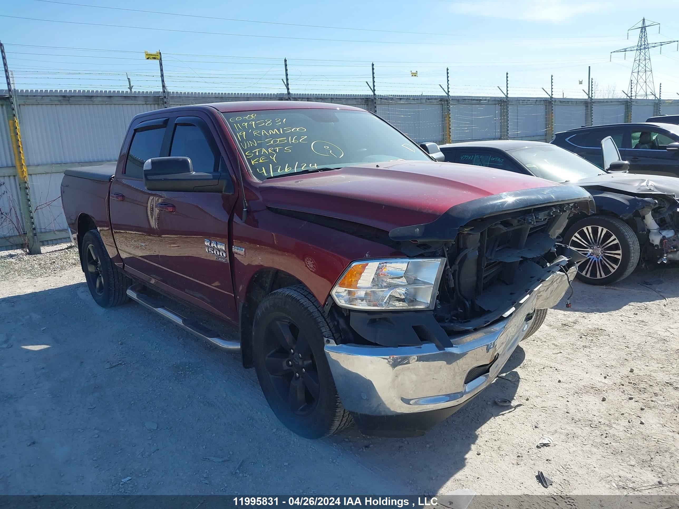 RAM 1500 2019 1c6rr7lt4ks505162