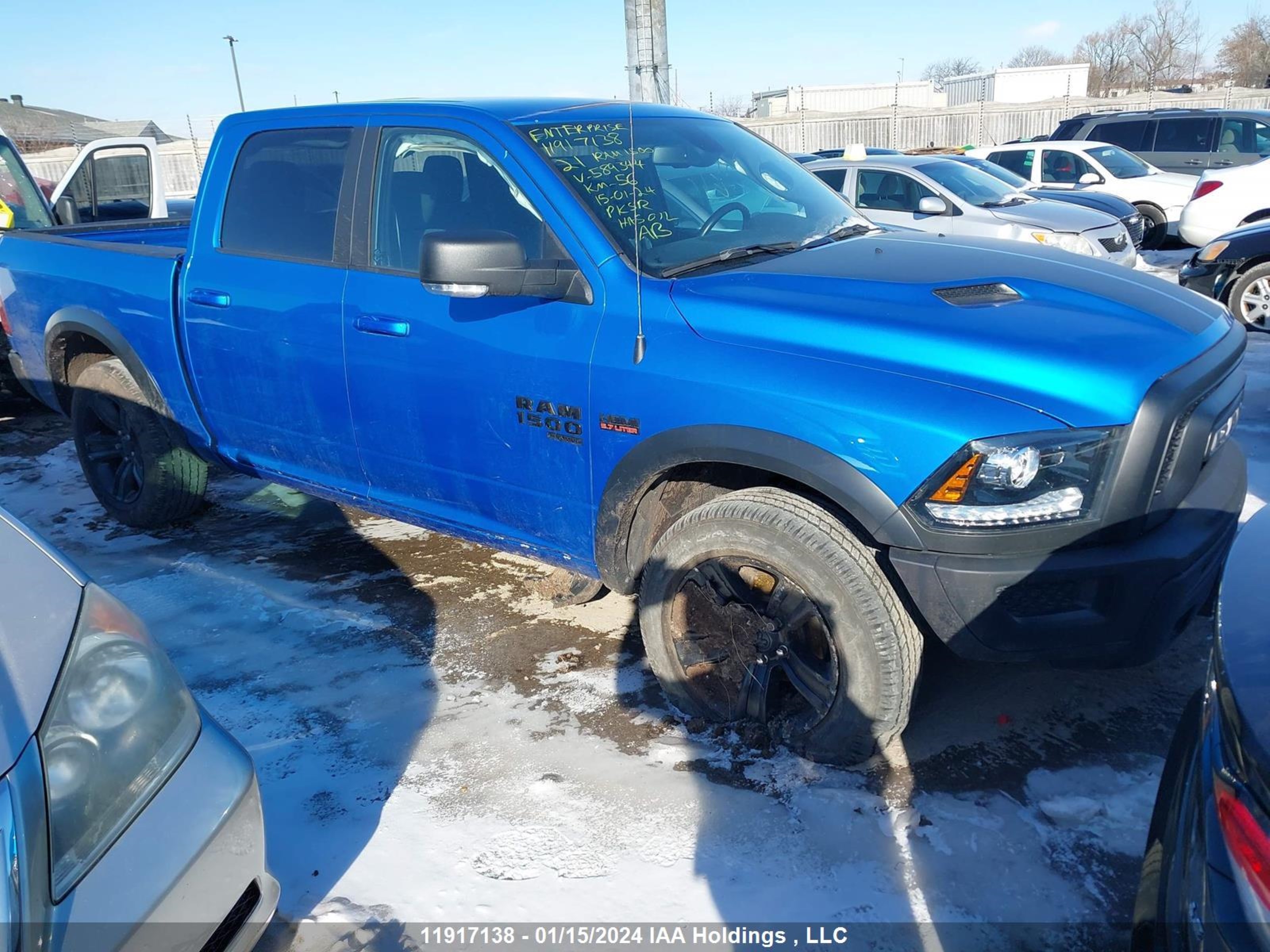 RAM 1500 2021 1c6rr7lt8ms589344