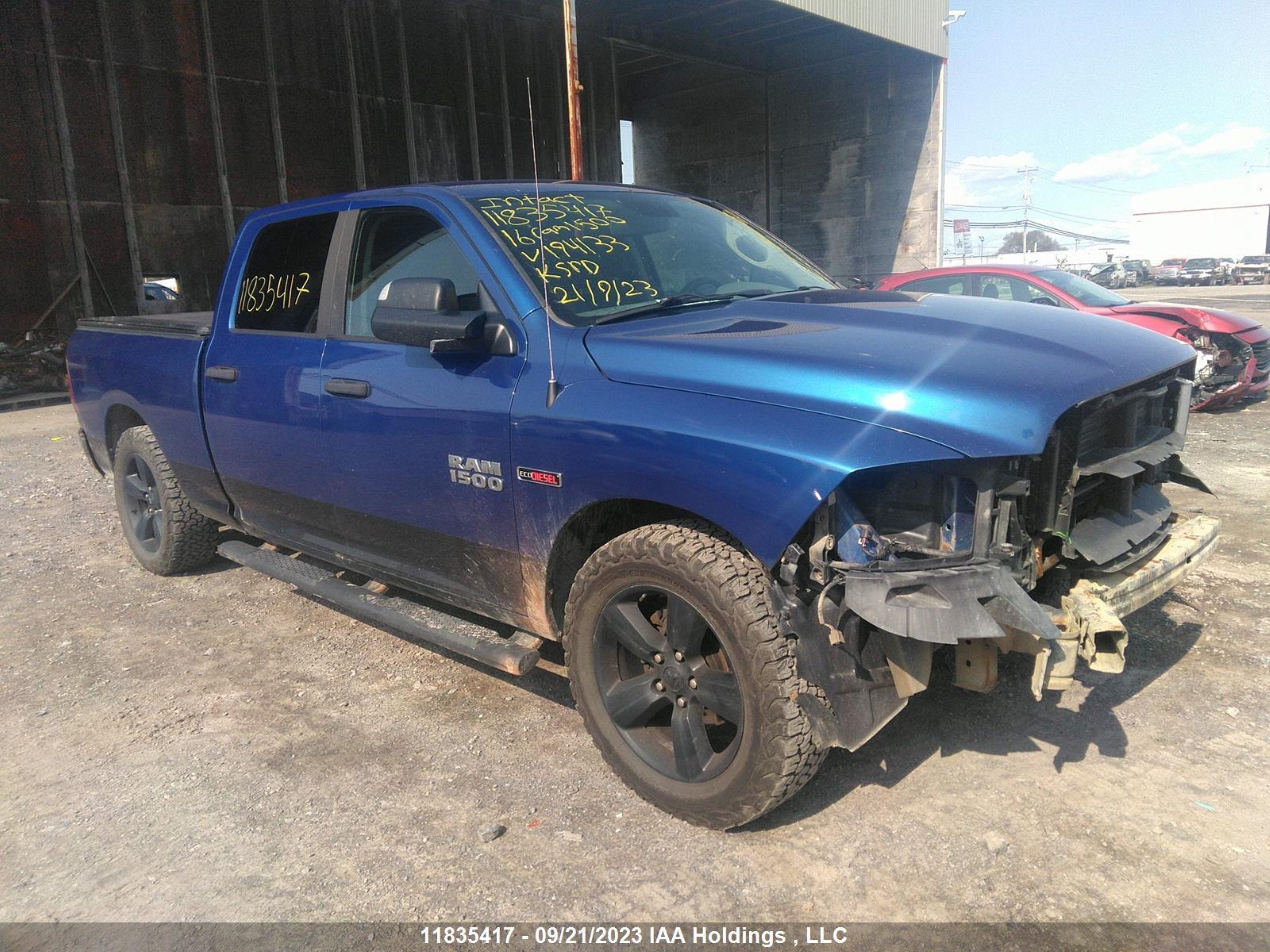 DODGE RAM 2016 1c6rr7tm7gs194133