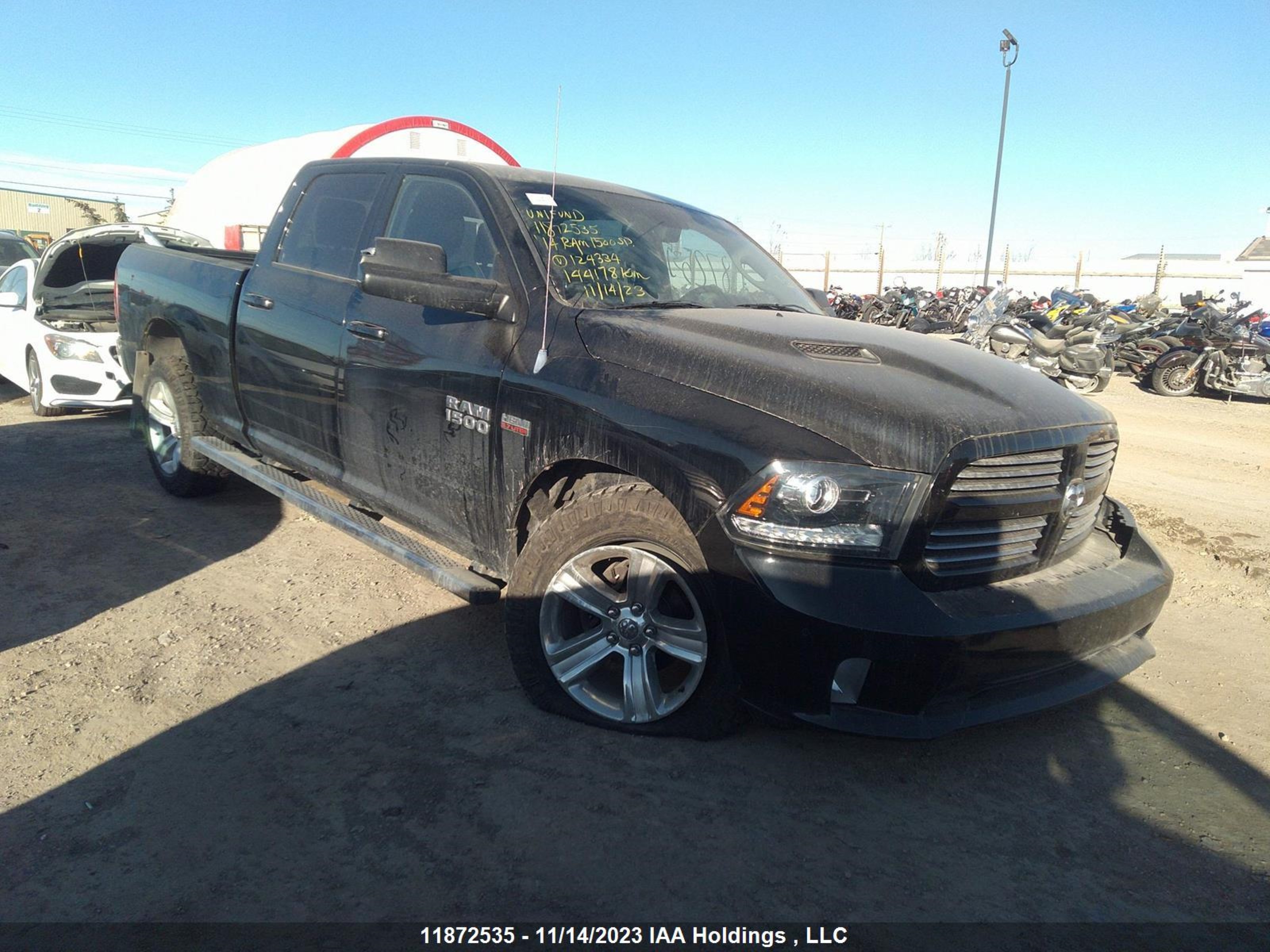 RAM 1500 2014 1c6rr7ut4es124334