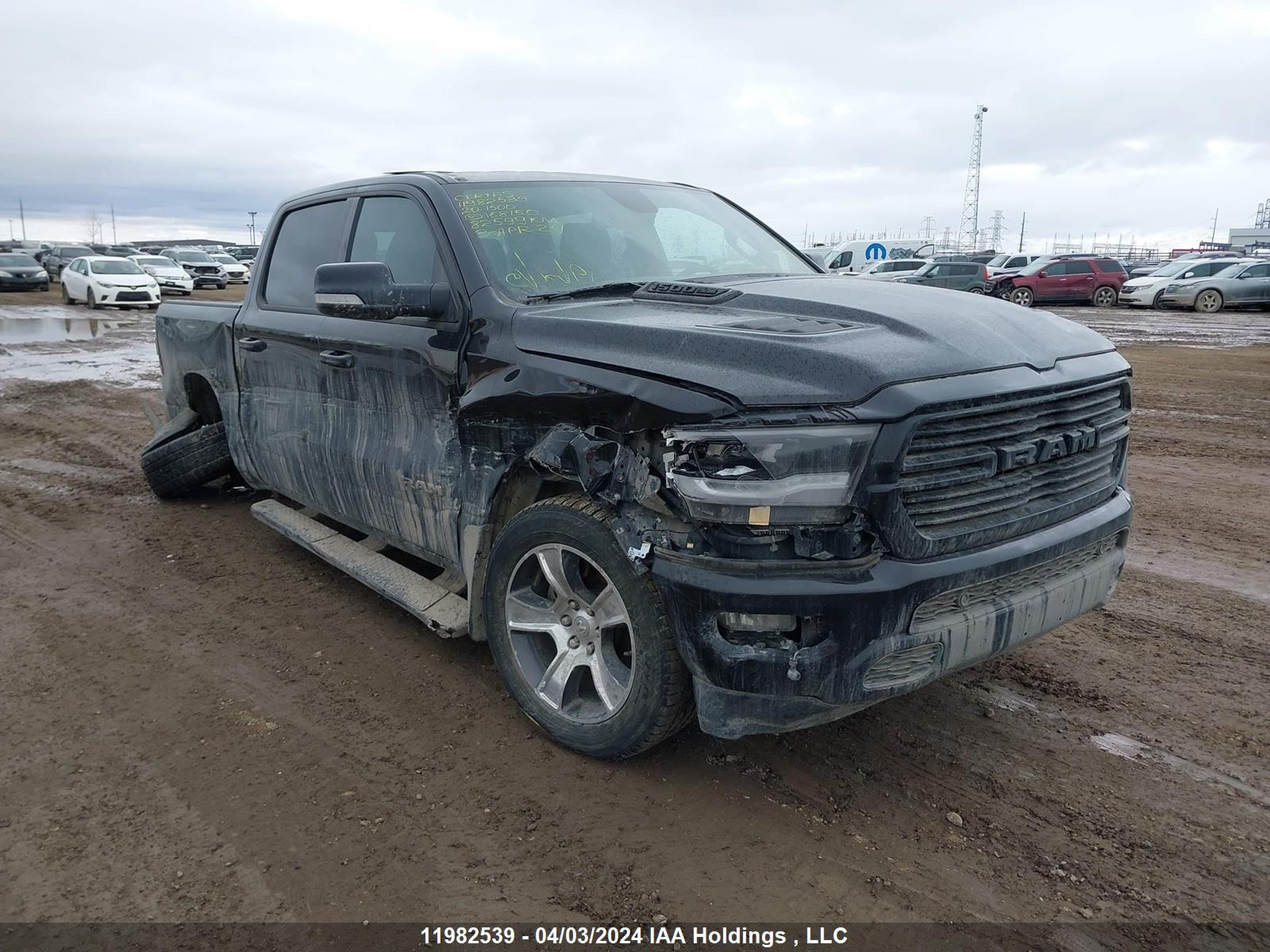 RAM 1500 2020 1c6srflt4ln168150