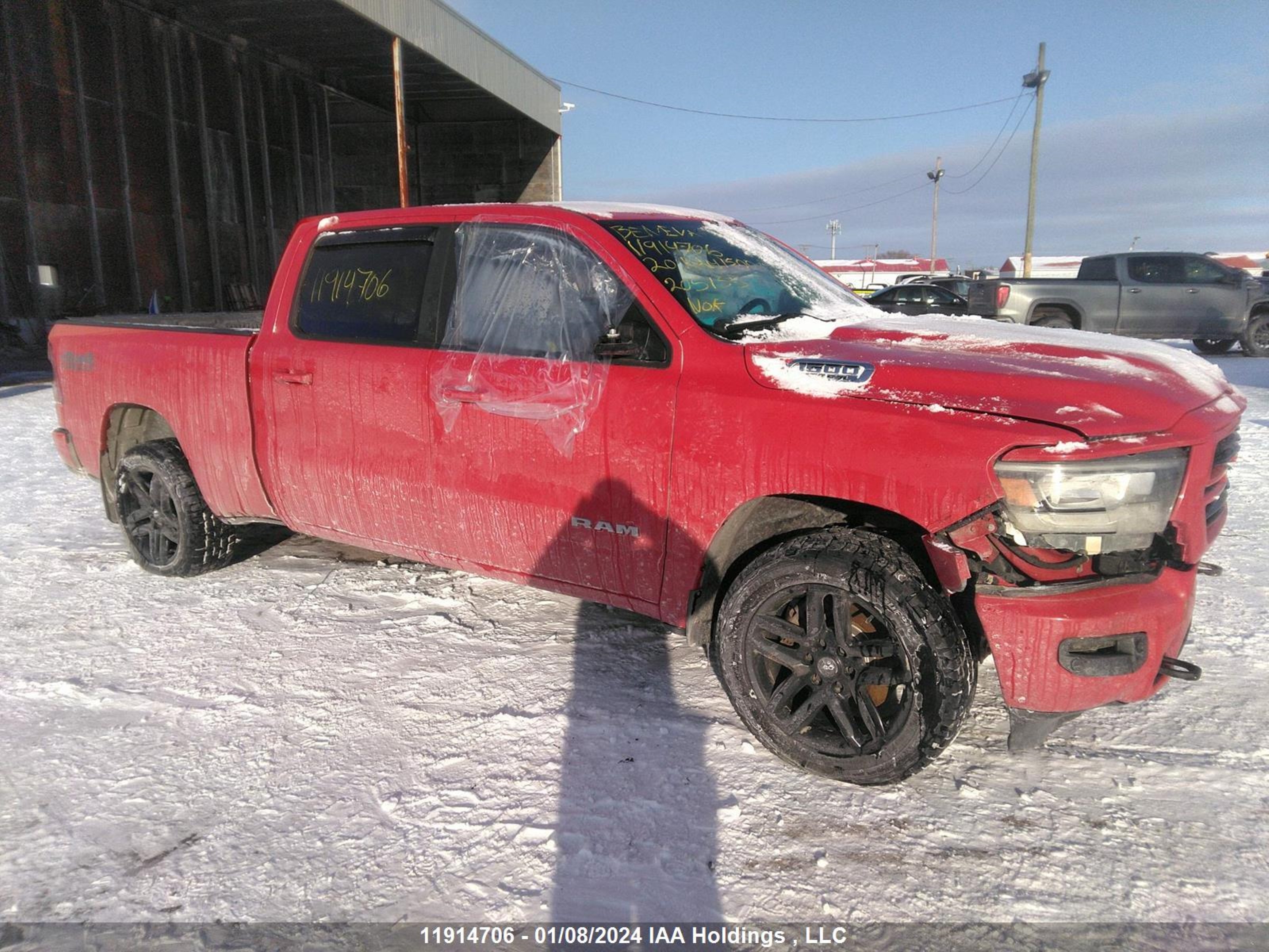 RAM 1500 2020 1c6srfmt5ln205155