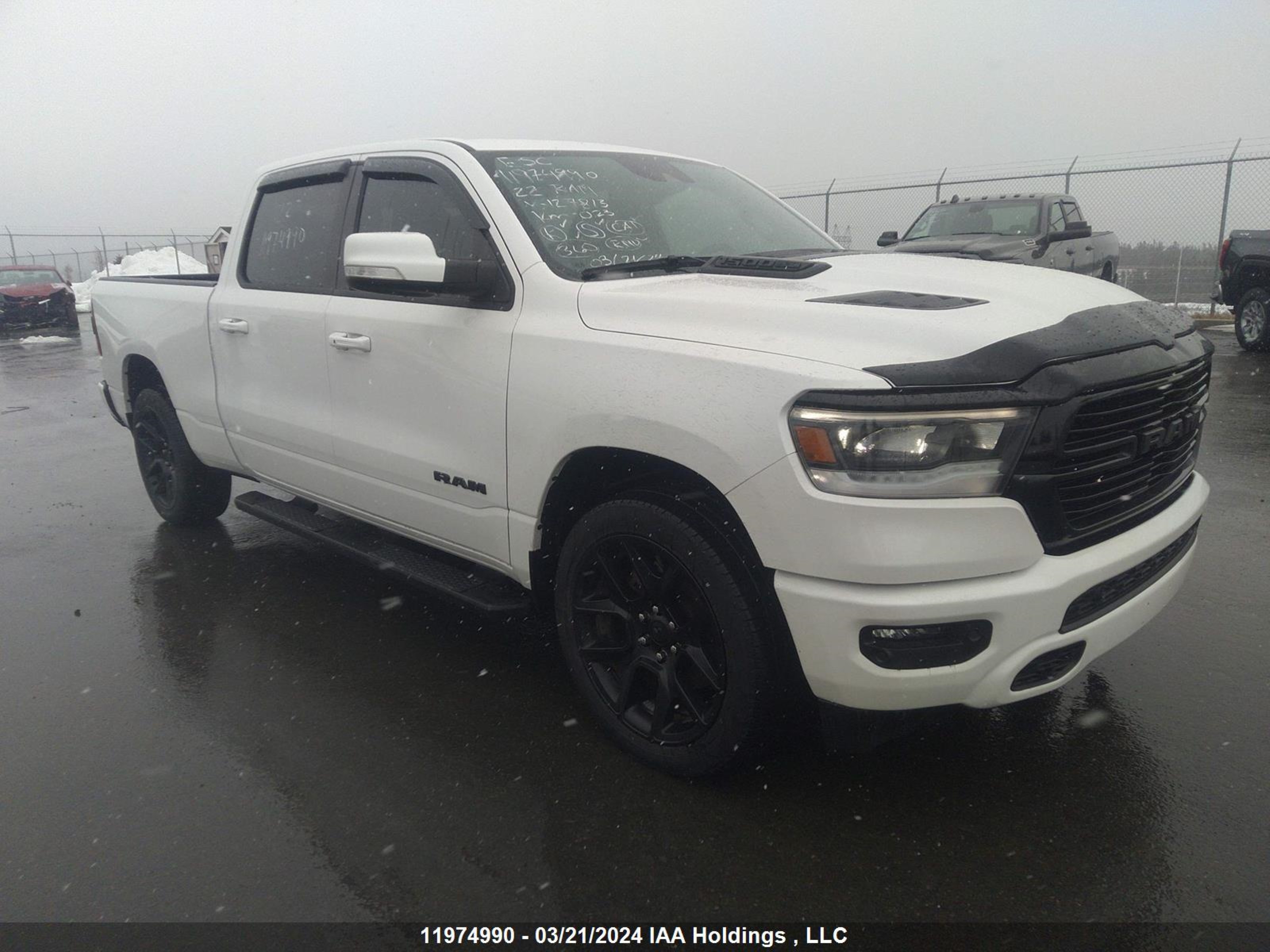 RAM 1500 2022 1c6srftt4nn127813