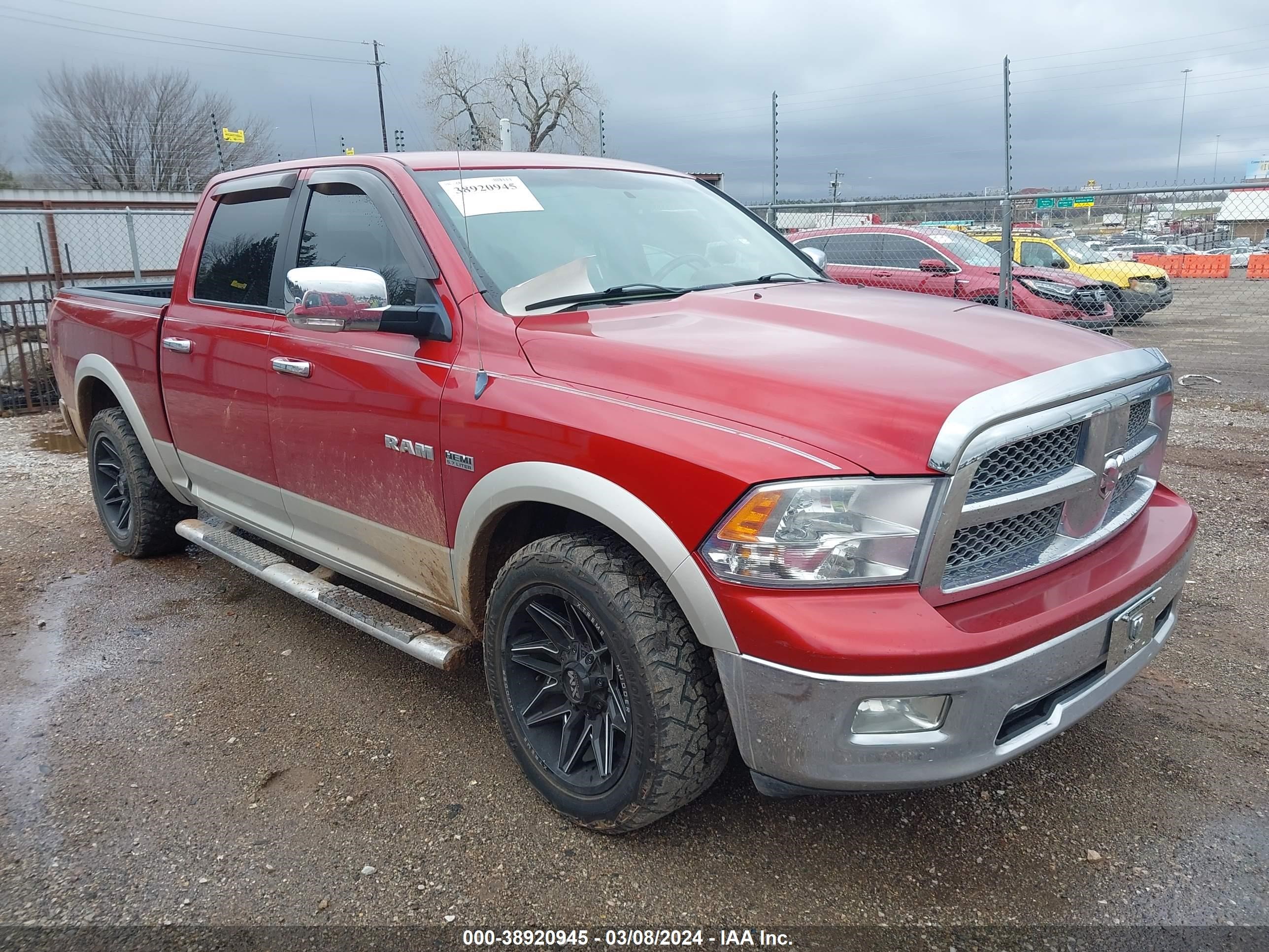 DODGE RAM 2009 1d3hb13t09s707990