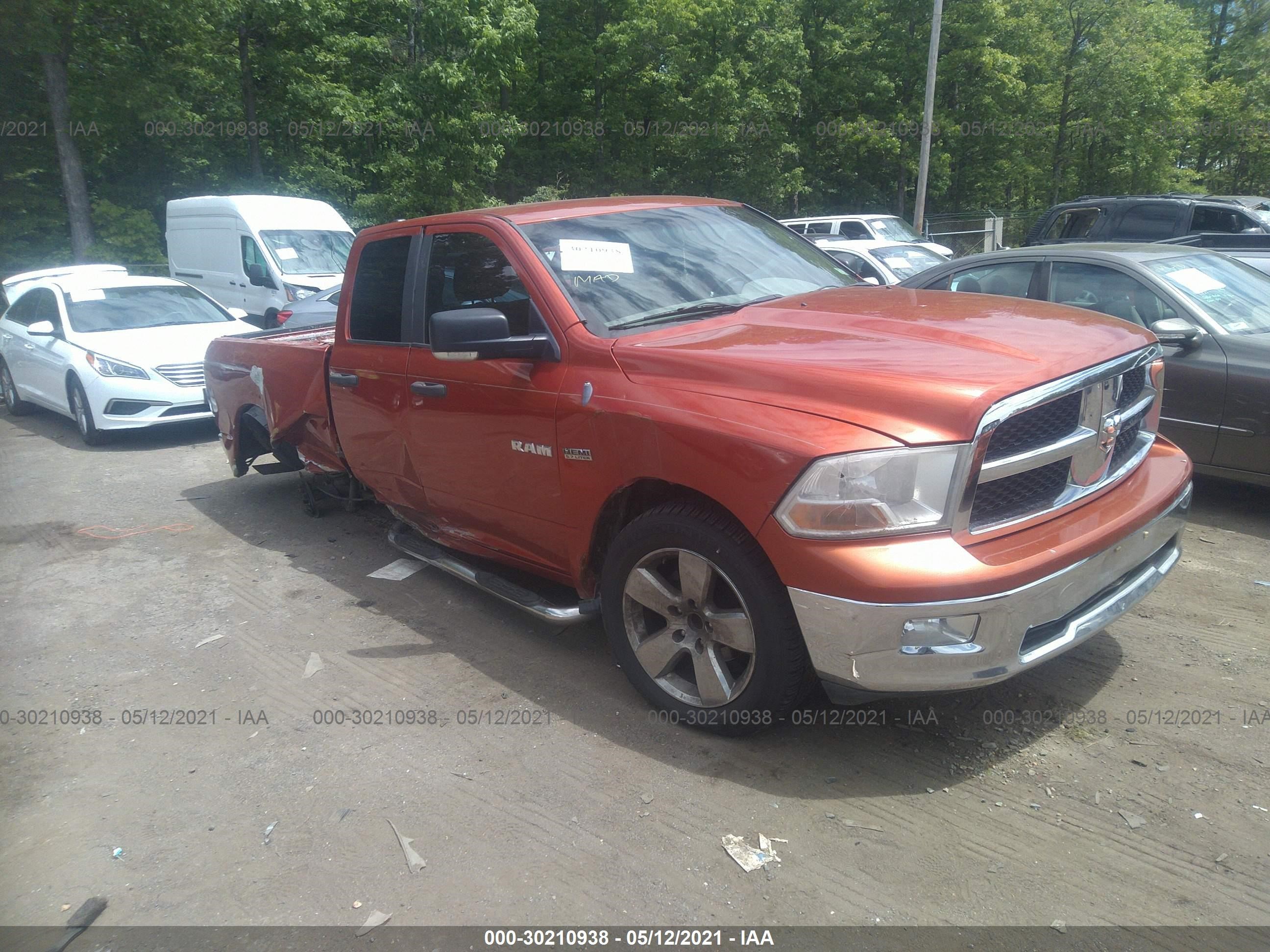 DODGE RAM 2009 1d3hb18t19s727450