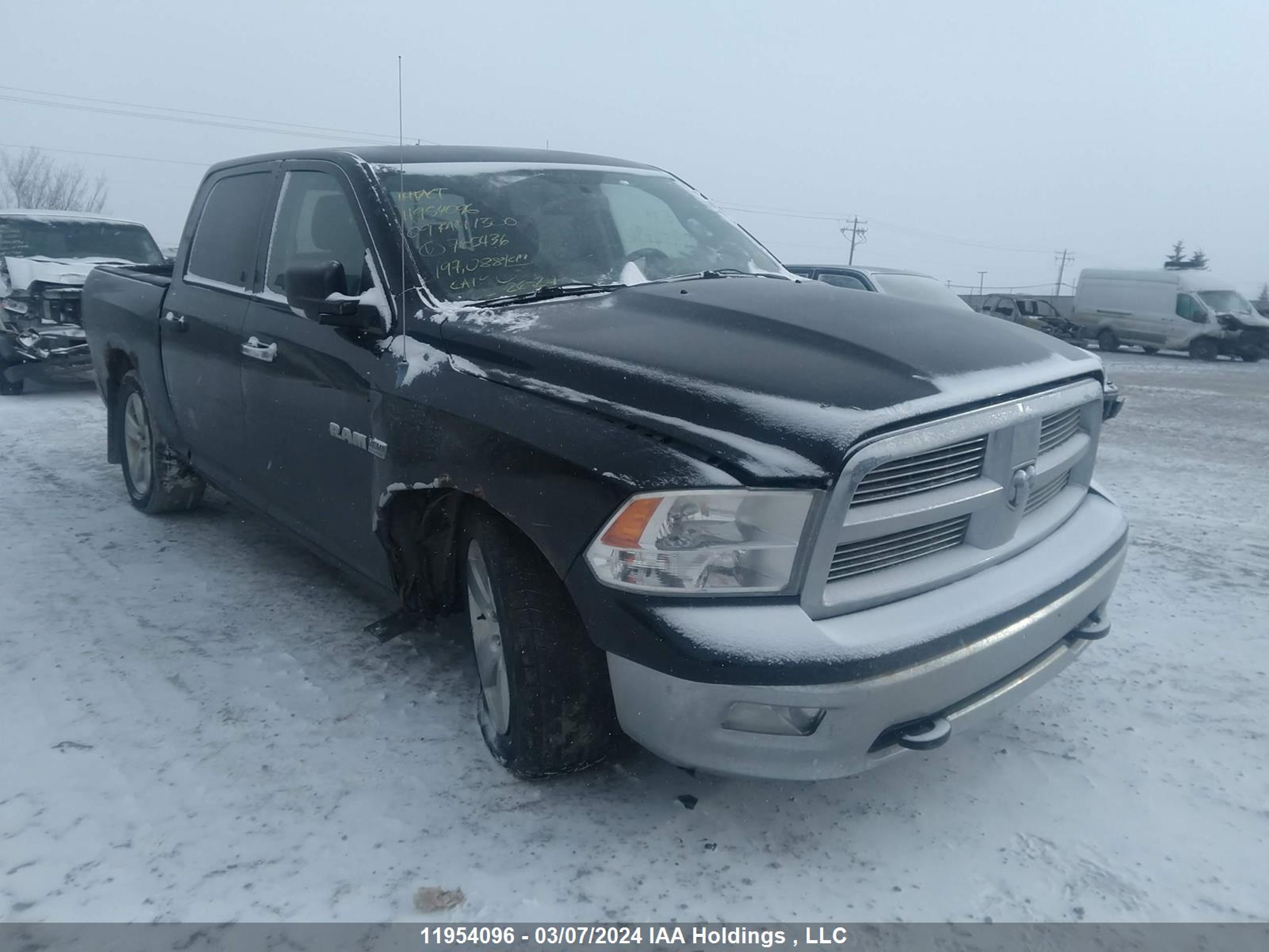 DODGE RAM 2009 1d3hv13t19s765436