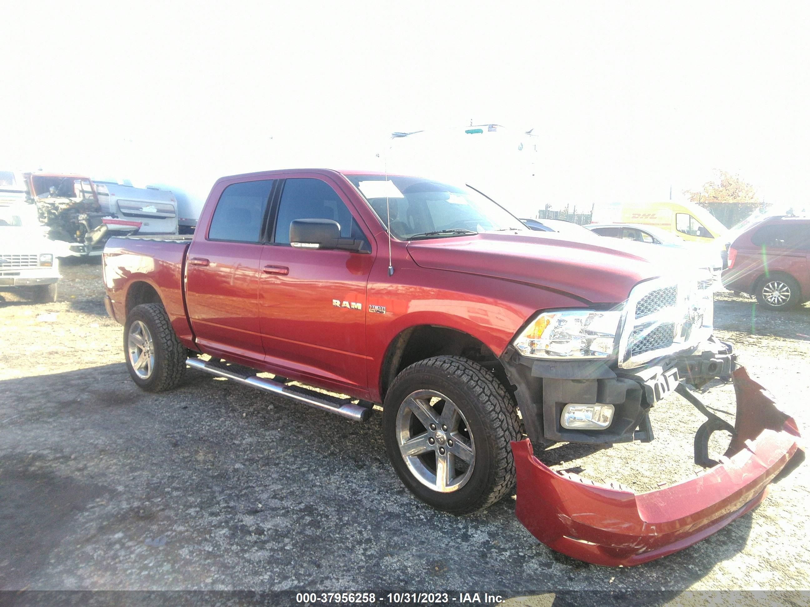 DODGE RAM 2009 1d3hv13t89s708859